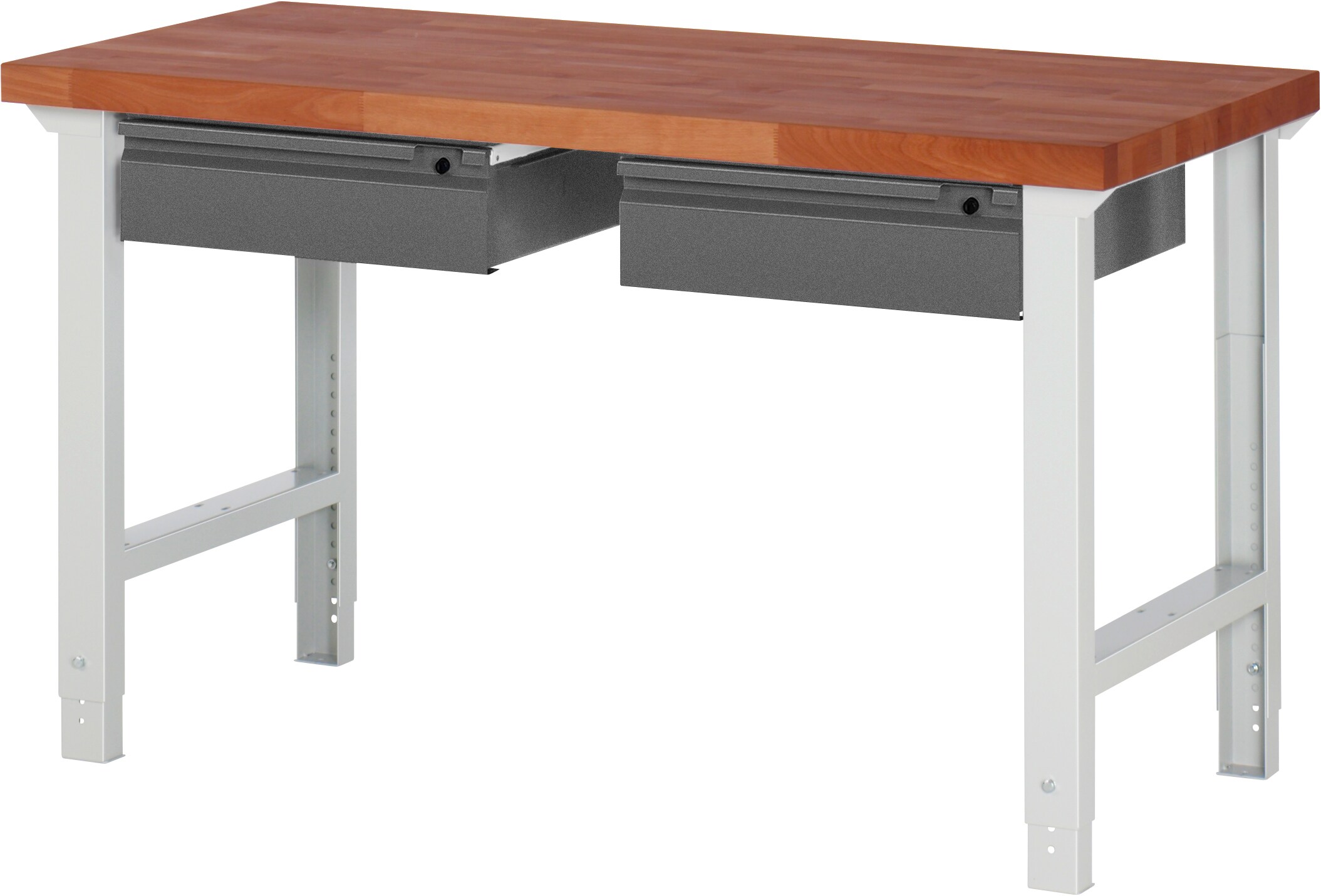 Rau Werkbank mit verstellbarer Arbeitsh&ouml;he und 2 Schubladen - versch. Gr&ouml;&szlig;en - Bild 1