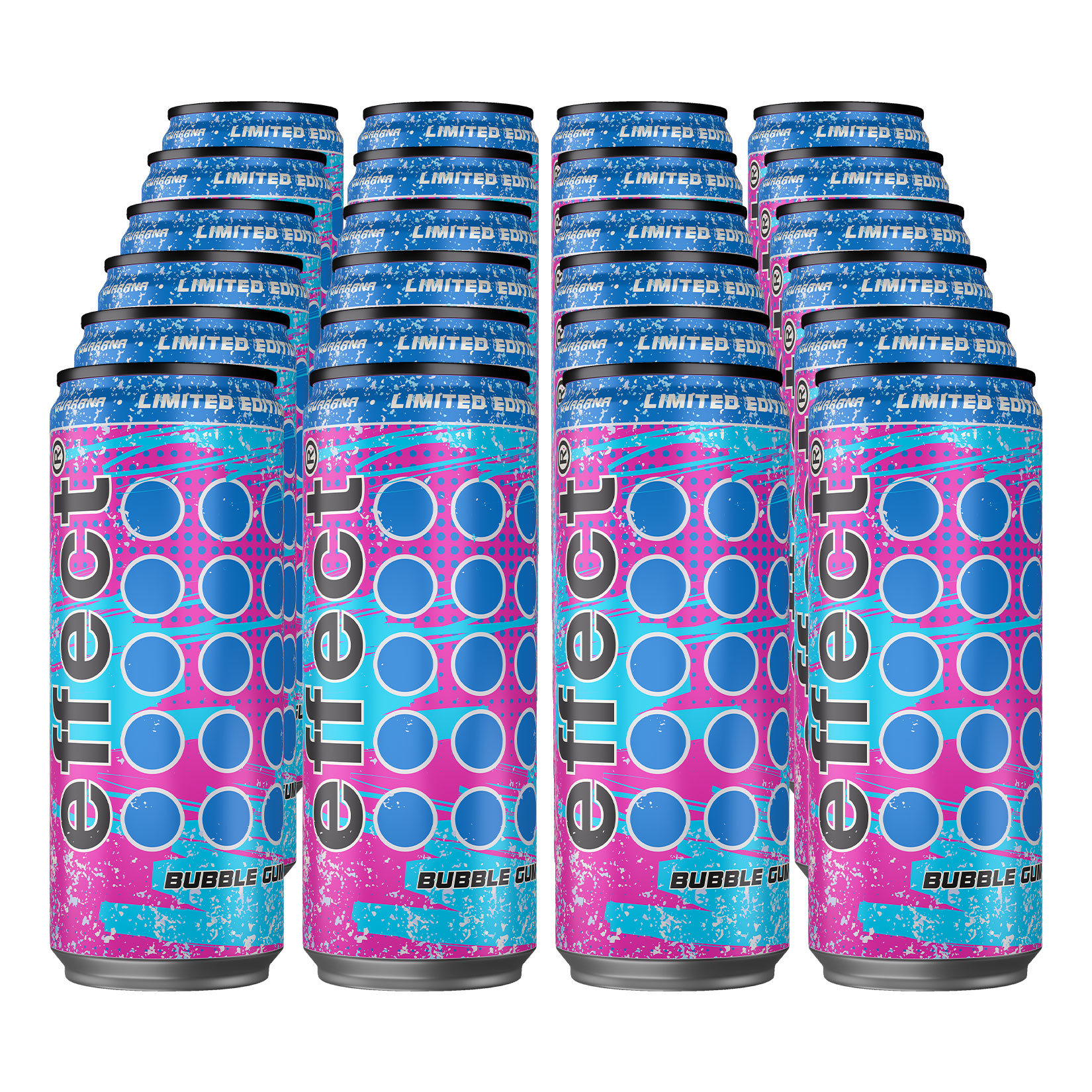 Effect Energy Drink Bubble Gum 0,33 Liter Dose, 24er Pack - Bild 1