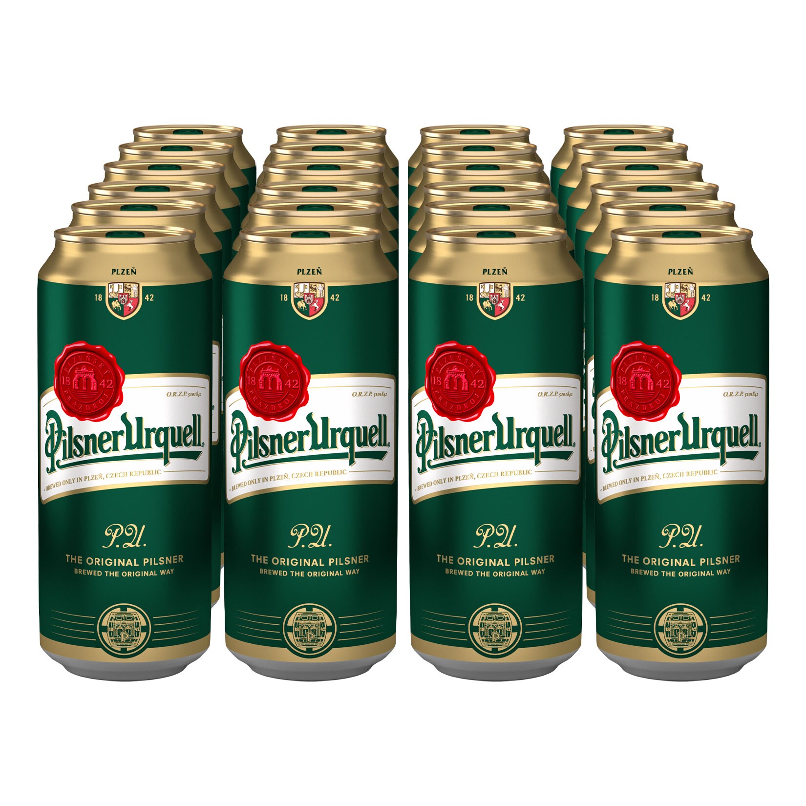 Pilsner Urquell 5,2 % vol 0,5 Liter Dose, 24er Pack - Bild 1