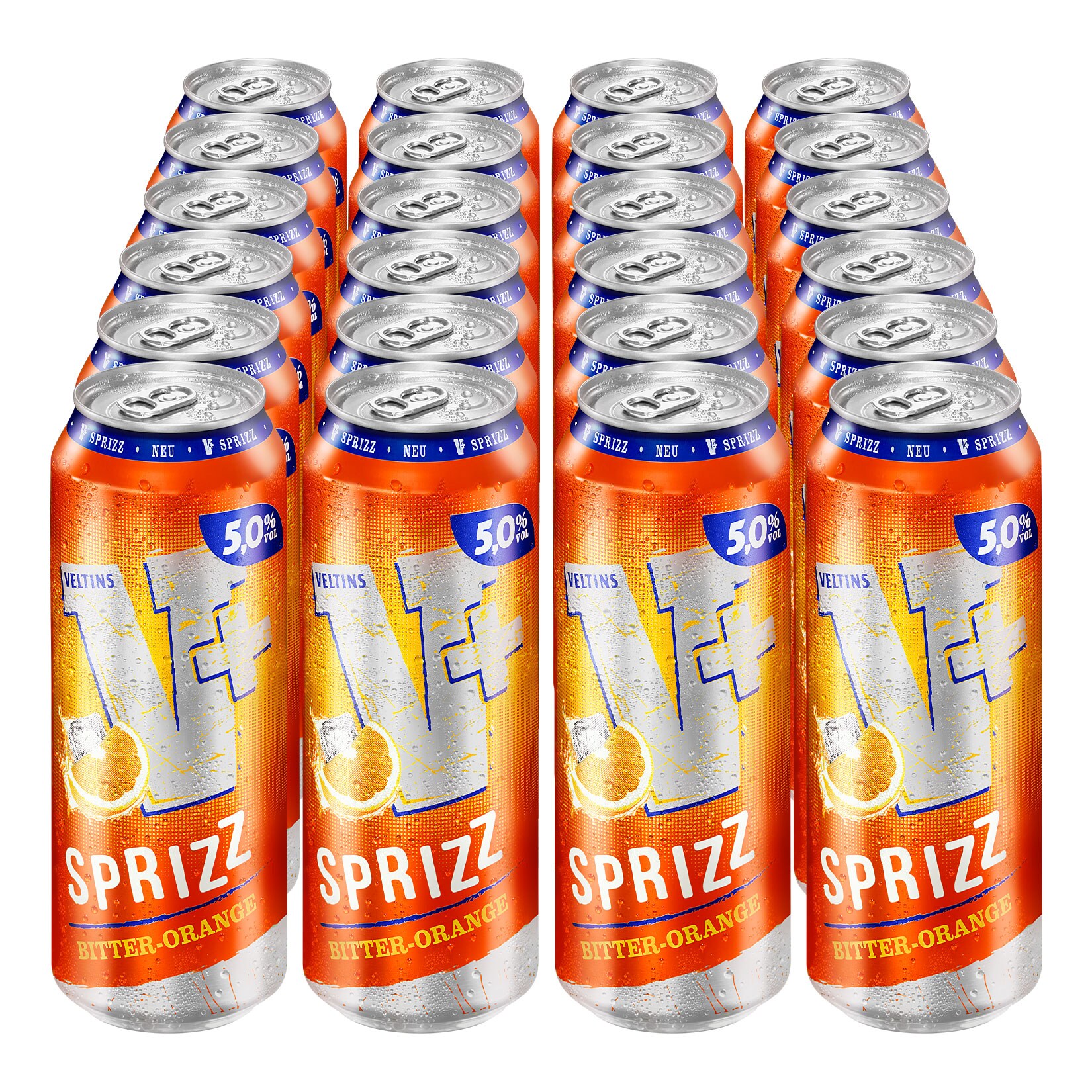 Veltins V+ Sprizz 5,0 % vol 0,5 Liter Dose, 24er Pack - Bild 1