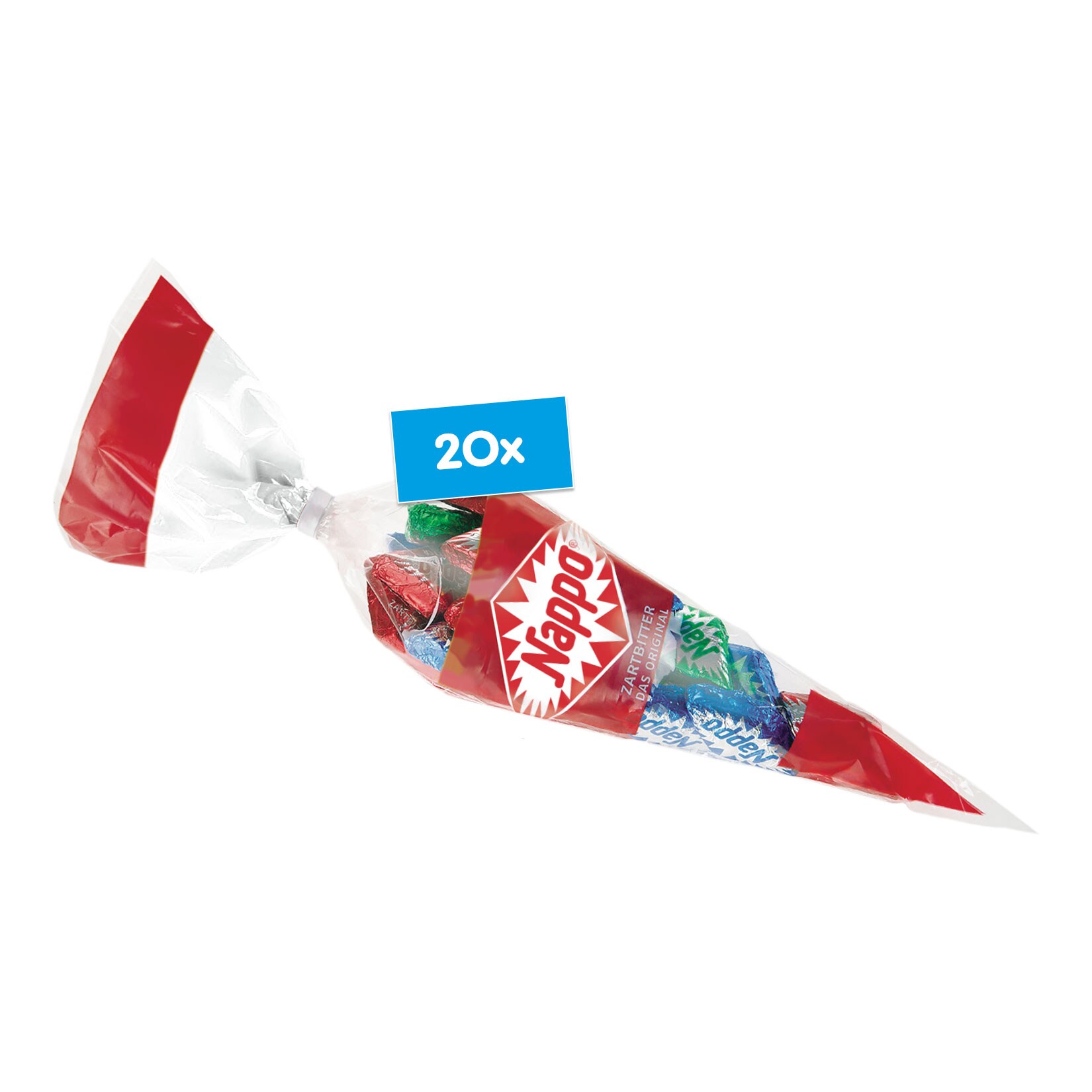 Wawi Nappo Klassiker Zartbitter Spitzt&uuml;te 150 g, 20er Pack - Bild 1