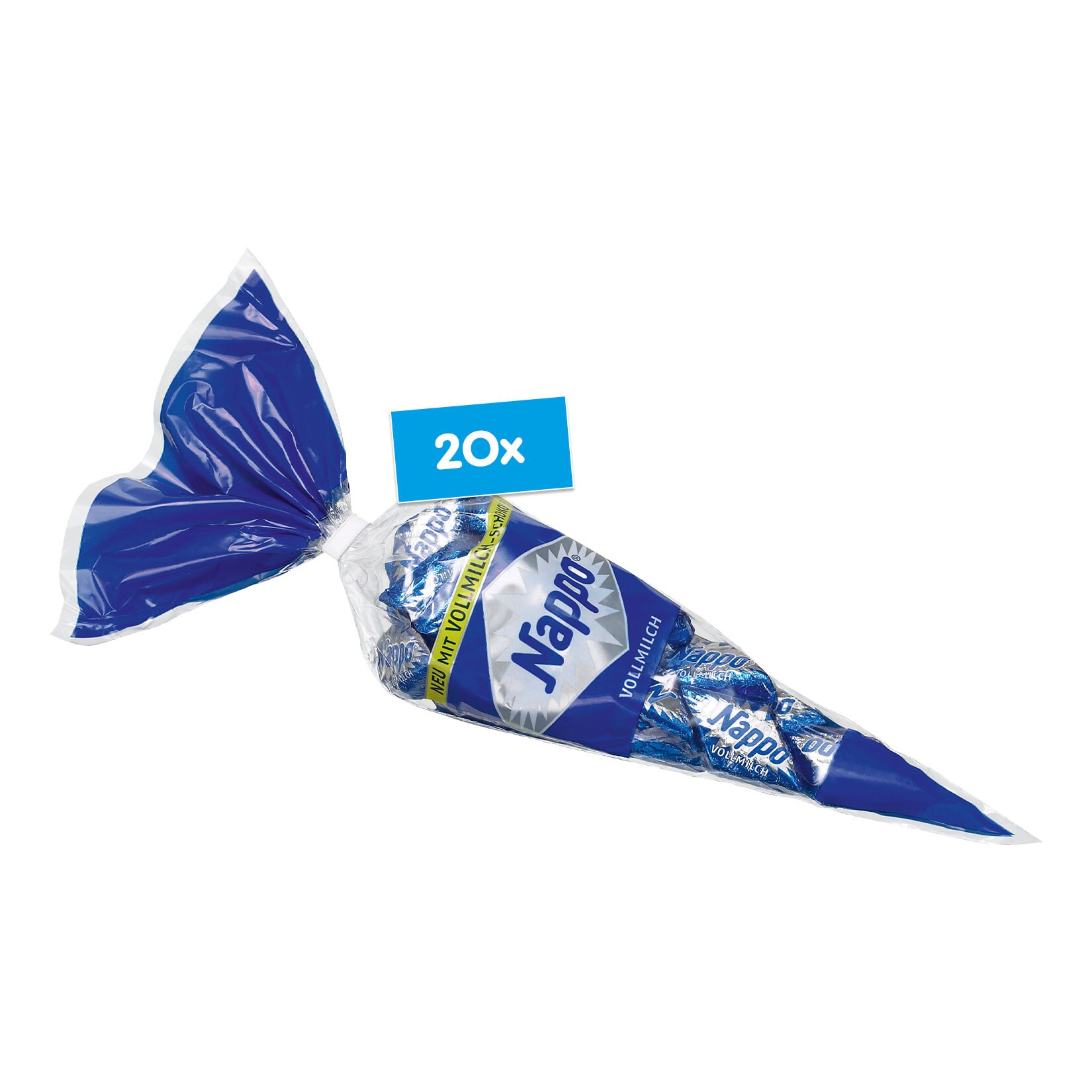 Wawi Nappo Vollmilch Spitzt&uuml;te 150 g, 20er Pack - Bild 1