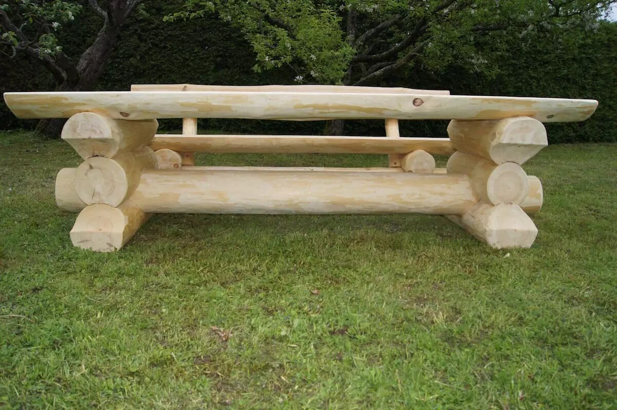 PureHaven Luxus-Holzgarnitur massiver Naturstamm nordische Fichte - versch. Ausf&uuml;hrungen - Bild 1