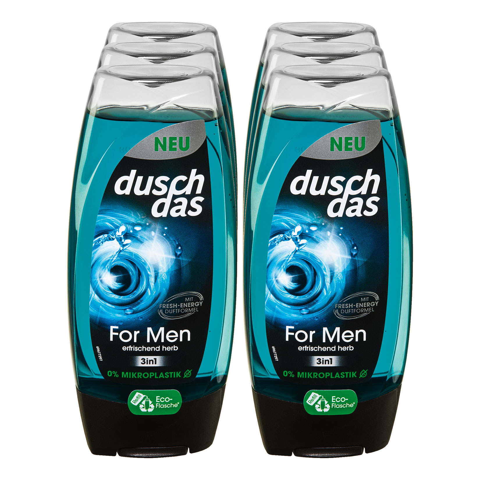 duschdas Duschgel For Men 225 ml, 6er Pack - Bild 1