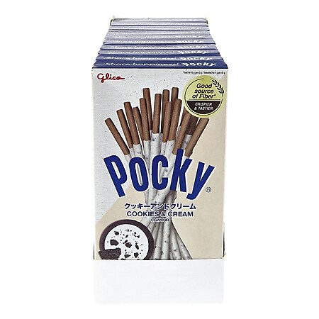 Pocky Cookies and Cream 40 g, 10er Pack - Bild 1