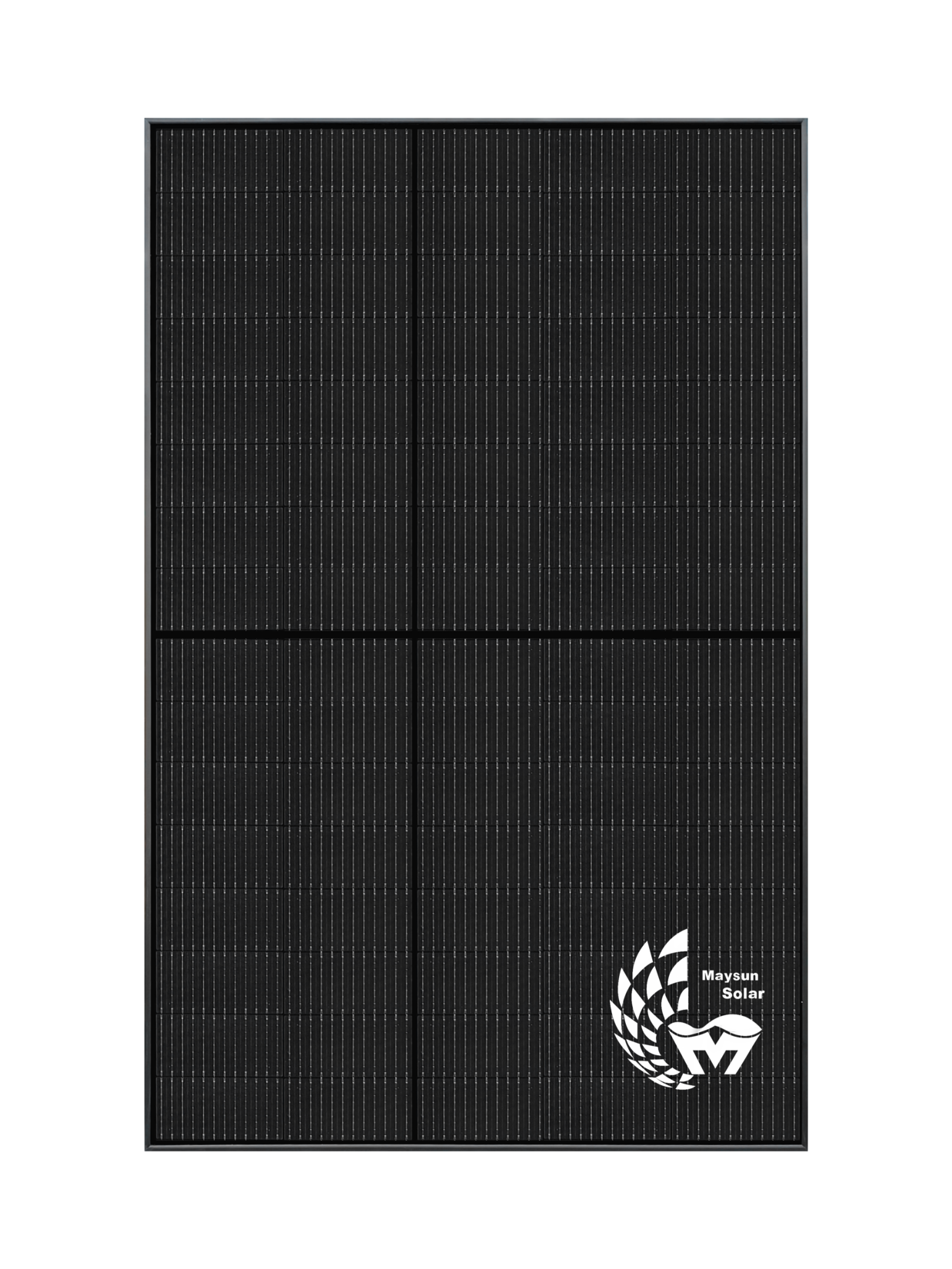 Maysun Solarmodule 2er-Set 860 Watt Full Black, Bifazial, Glas-Glas