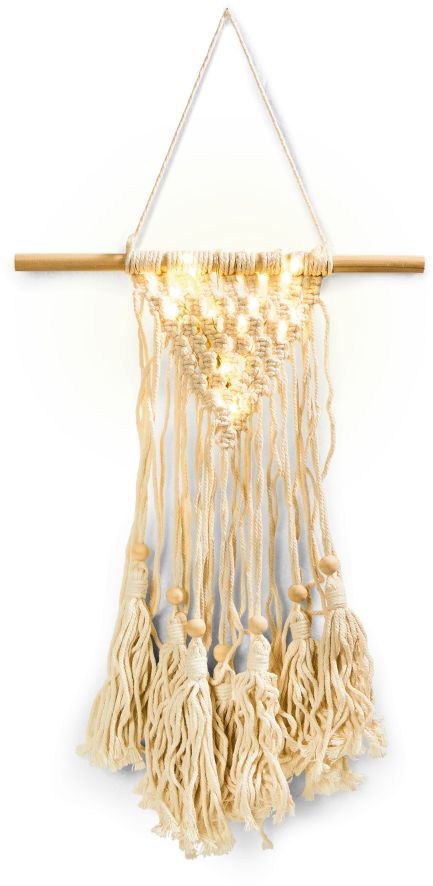 LED Wanddeko Makramee versch. Ausf&uuml;hrungen -Makramee - Bild 1