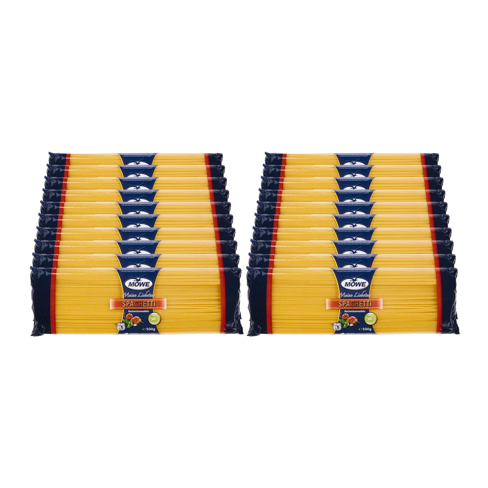 M&ouml;we Meine Liebsten Spaghetti 500 g, 20er Pack - Bild 1