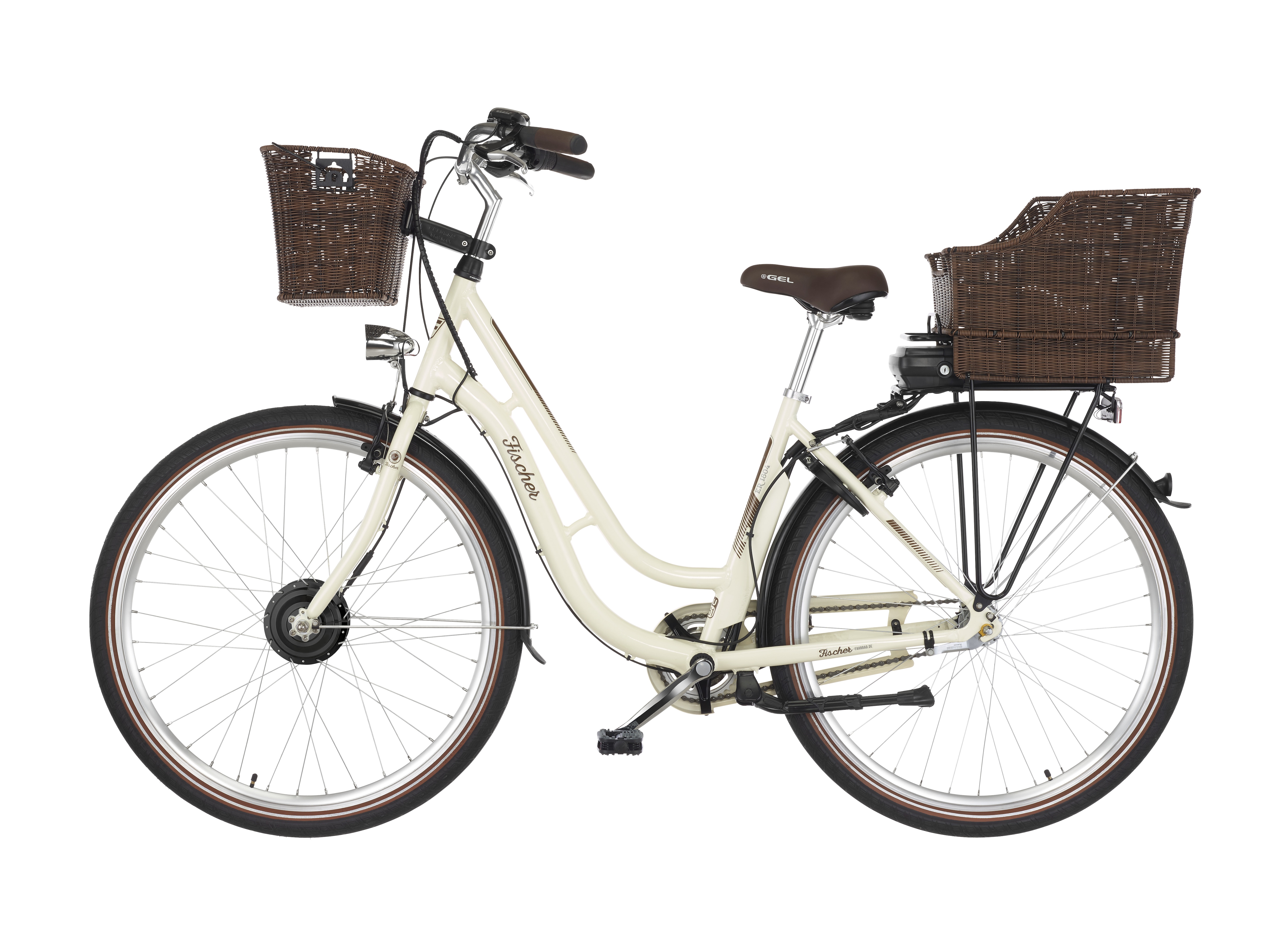 FISCHER E-Bike Pedelec City Cita ER 1804, Rahmenh&ouml;he 48 cm, 28 Zoll, 418 Wh, elfenbein - Bild 1