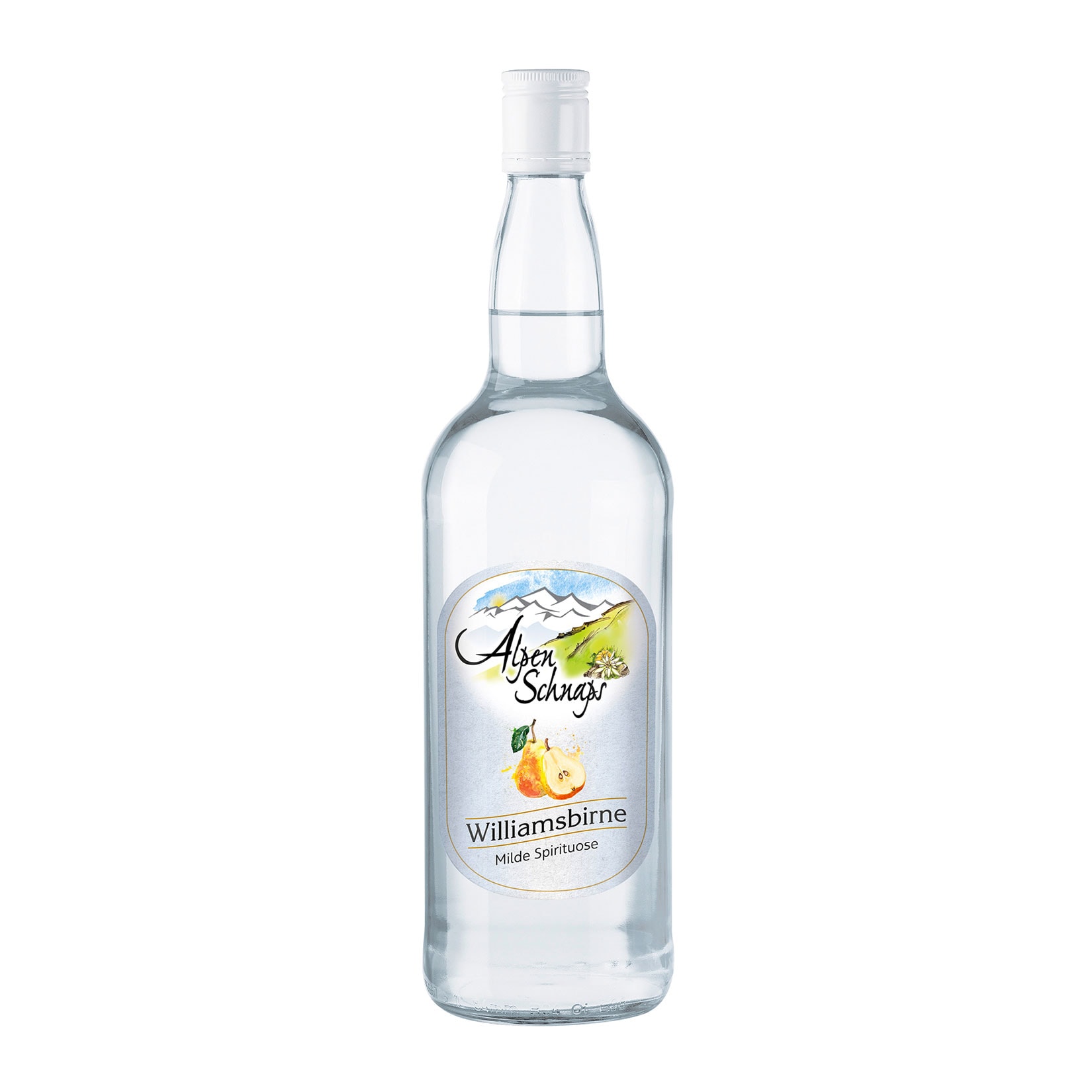 Alpenschnaps Williamsbirne 35,0 % vol 1,0 Liter - Bild 1