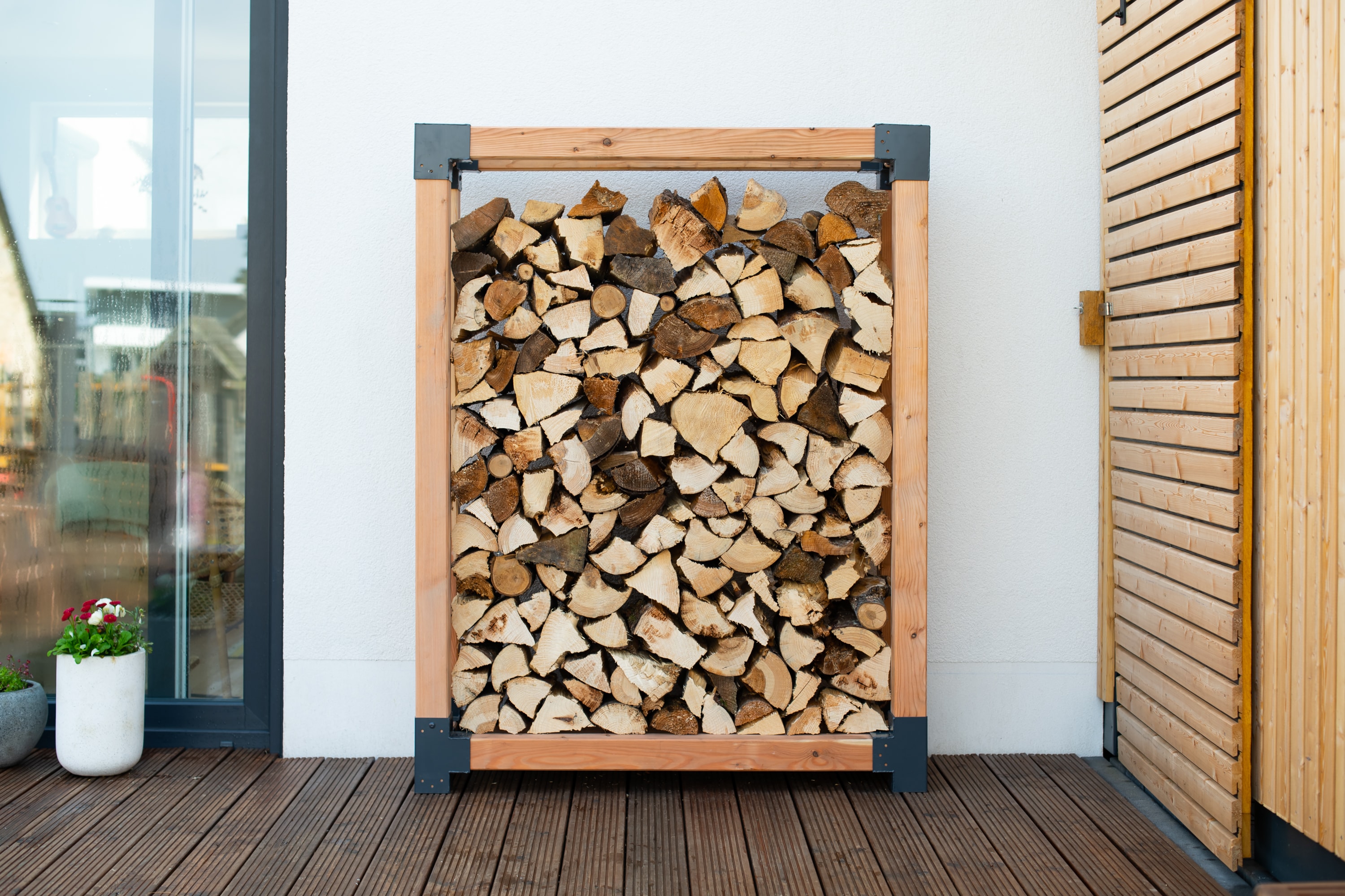 Westmann Kaminholzregal Michel - versch. Ausf&uuml;hrungen - Bild 1