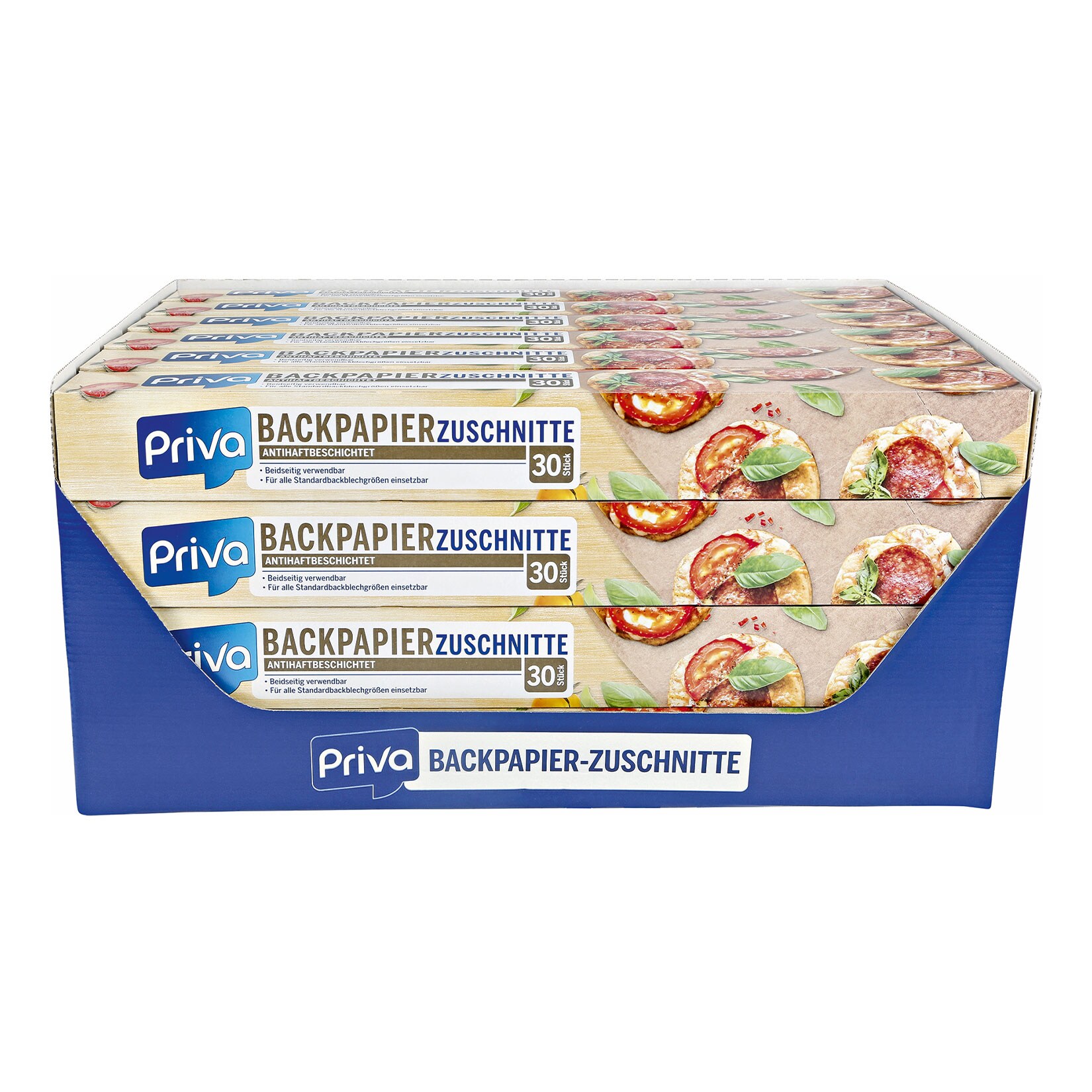 Priva Backpapierzuschnitte 30 St&uuml;ck, 24er Pack - Bild 1