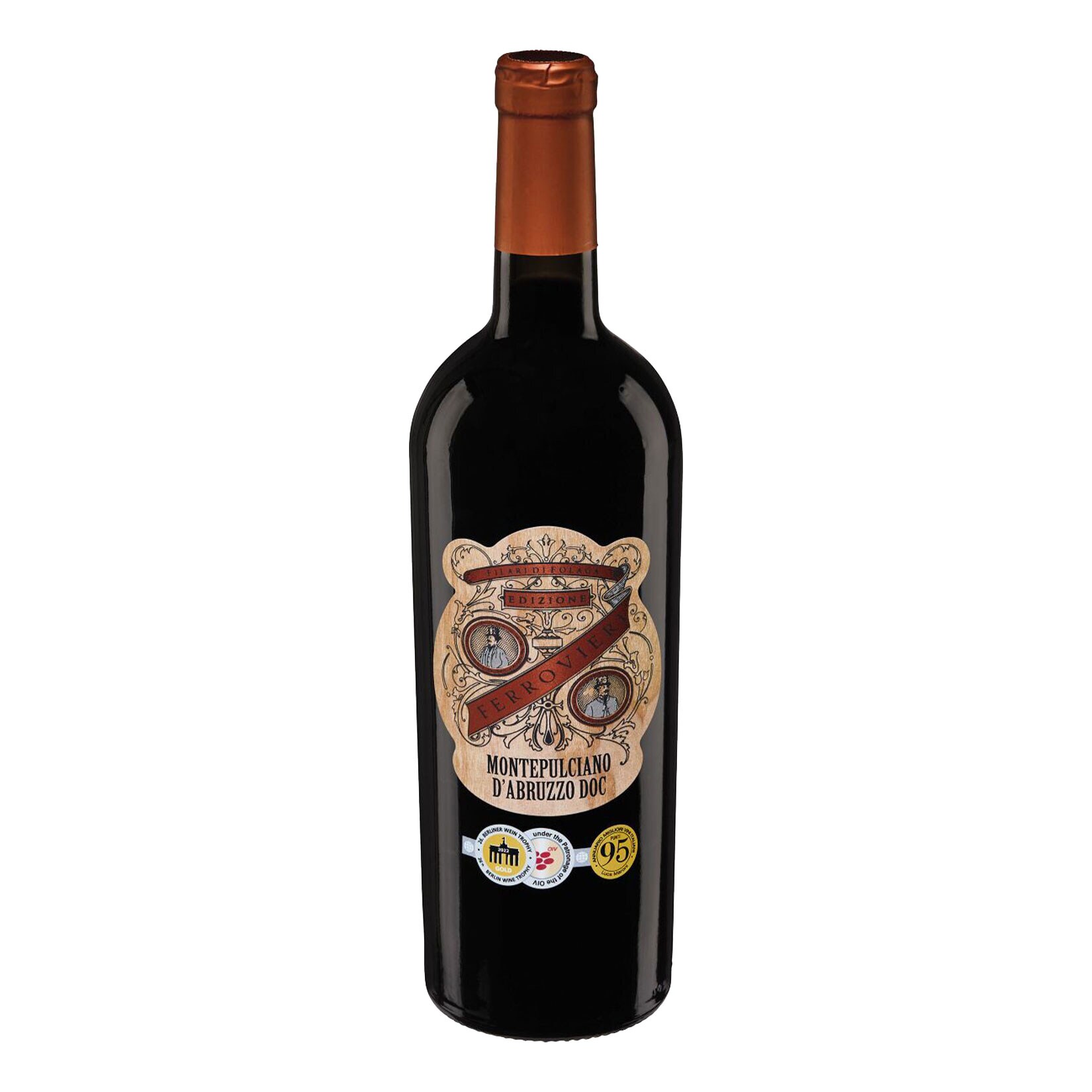 Netto Wein-Angebote - Ferrovieri Montepulciano d%27Abruzzo rot 13,0 % vol 0,75 Liter - Inhalt: 6 Flaschen