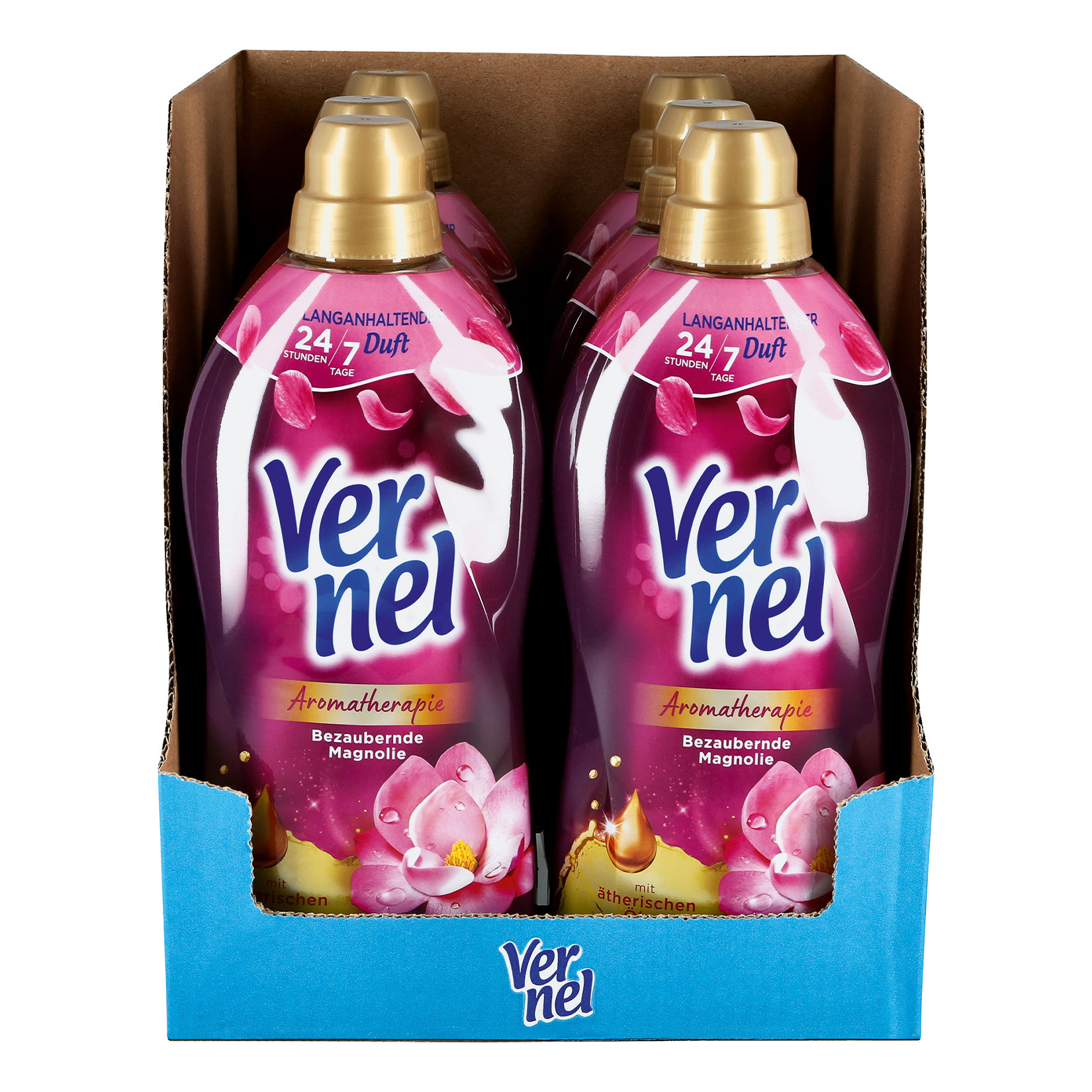 Vernel Weichsp&uuml;ler Aromatherapie Bezaubernde Magnolie 1,6 Liter, 6er Pack - Bild 1