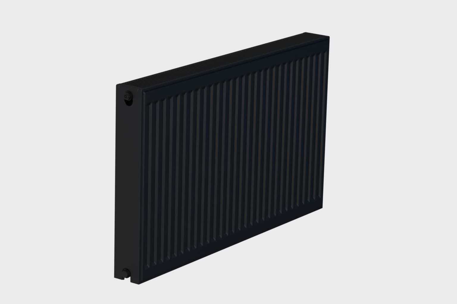 Sanicomfort Universal Flachheizk&ouml;rper Typ DK (22) schwarz RAL 9005 matt inkl. Befestigung - versch. Ausf&uuml;hrungen - Bild 1