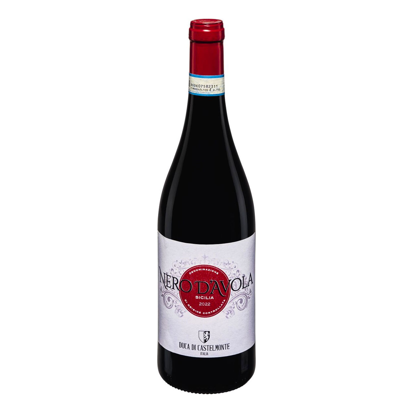 Duca di Castelmonte Nero d&acute;Avola 13,0 % vol 0,75 Liter - Bild 1
