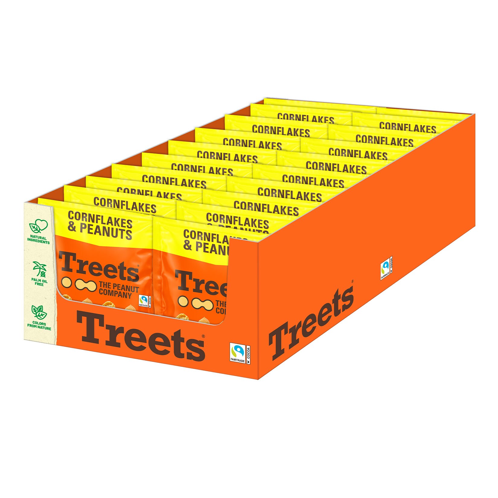 Treets Cornflakes & Peanuts Mix 250 g, 20er Pack - Bild 1