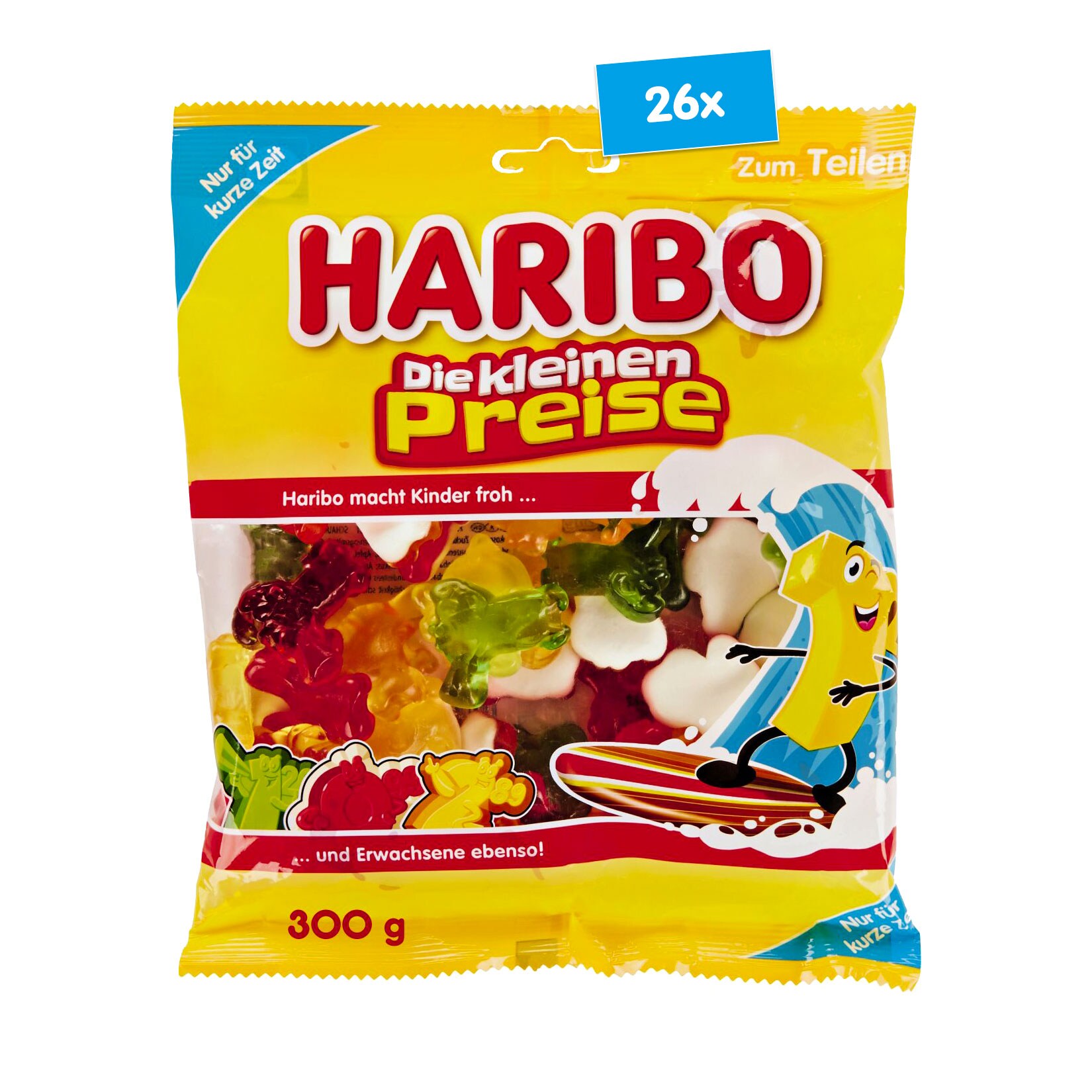 Haribo Fruchtgummi Die kleinen Preise 300 g, 26er Pack - Bild 1