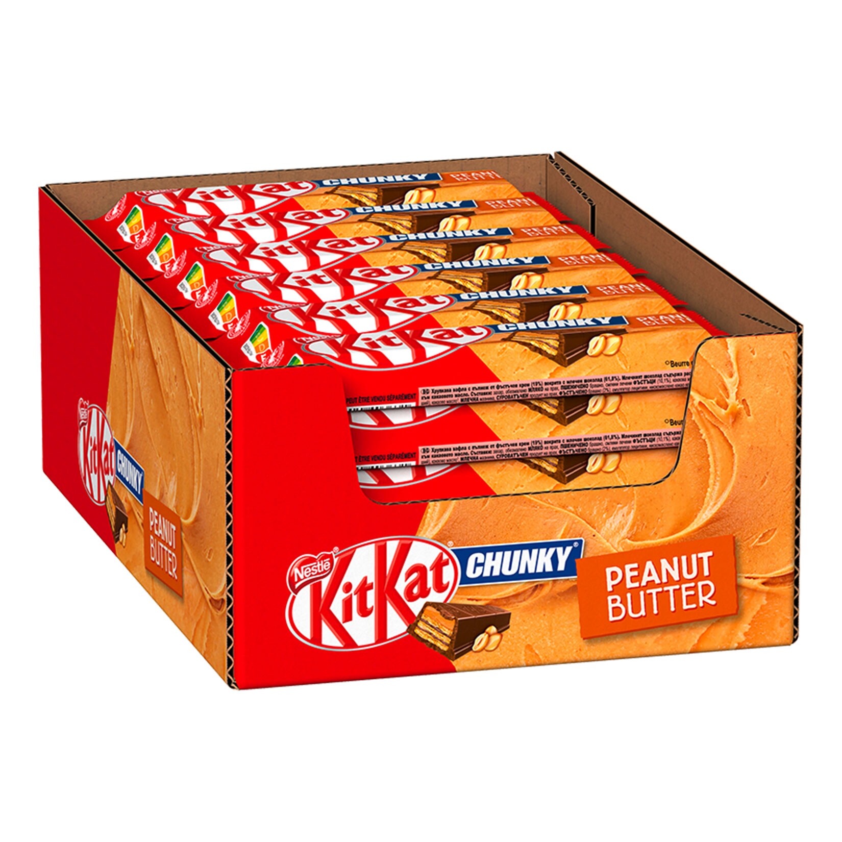 KitKat Chunky Peanut Butter 42 g, 24er Pack - Bild 1