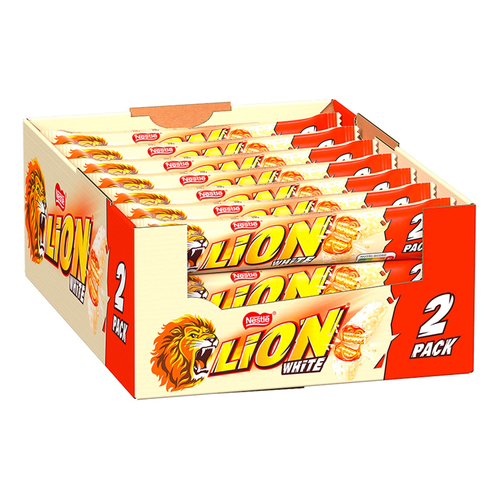 Lion White 2 Pack 60 g, 28er Pack - Bild 1