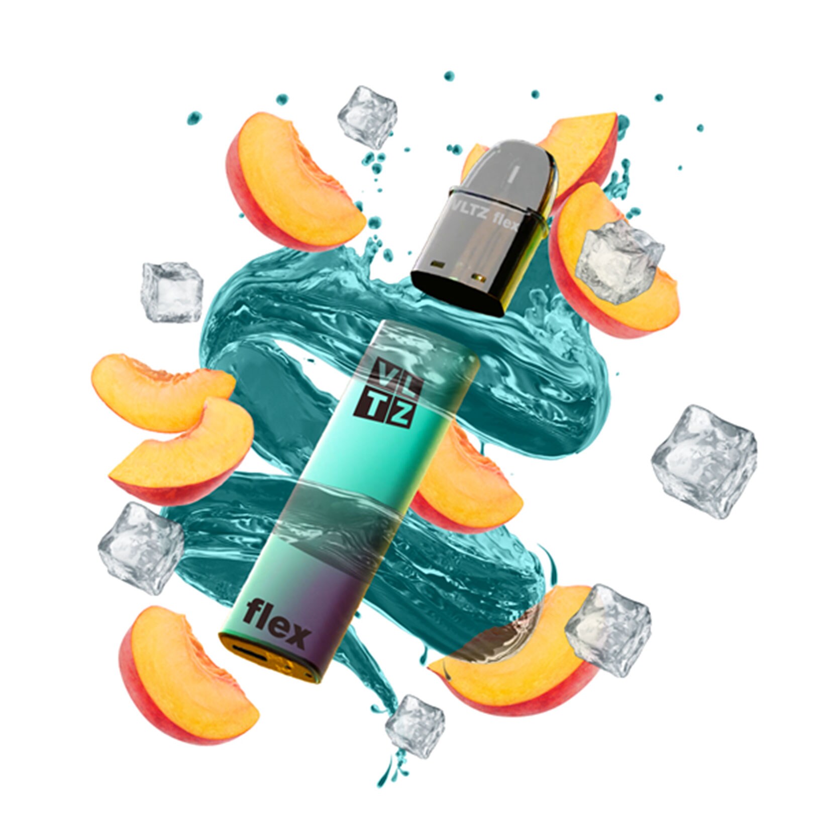 VLTZ flex Pods Ice Pfirsich 2 Stck 4ml 1.6% Nikotin, 10er Pack online  kaufen bei Netto