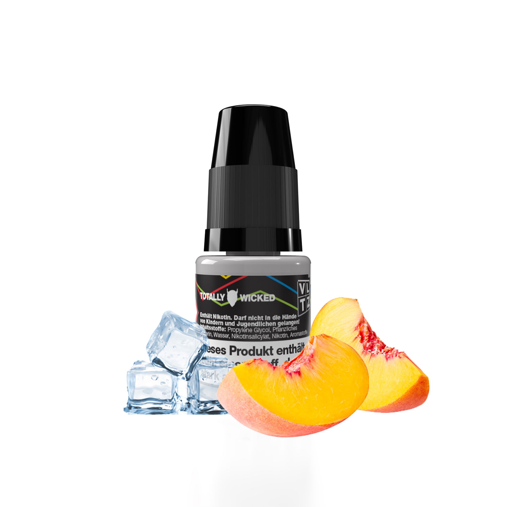 VLTZ E-Liquid Ice Pfirsich 10ml 1.6% Nikotin, 10er Pack - Bild 1