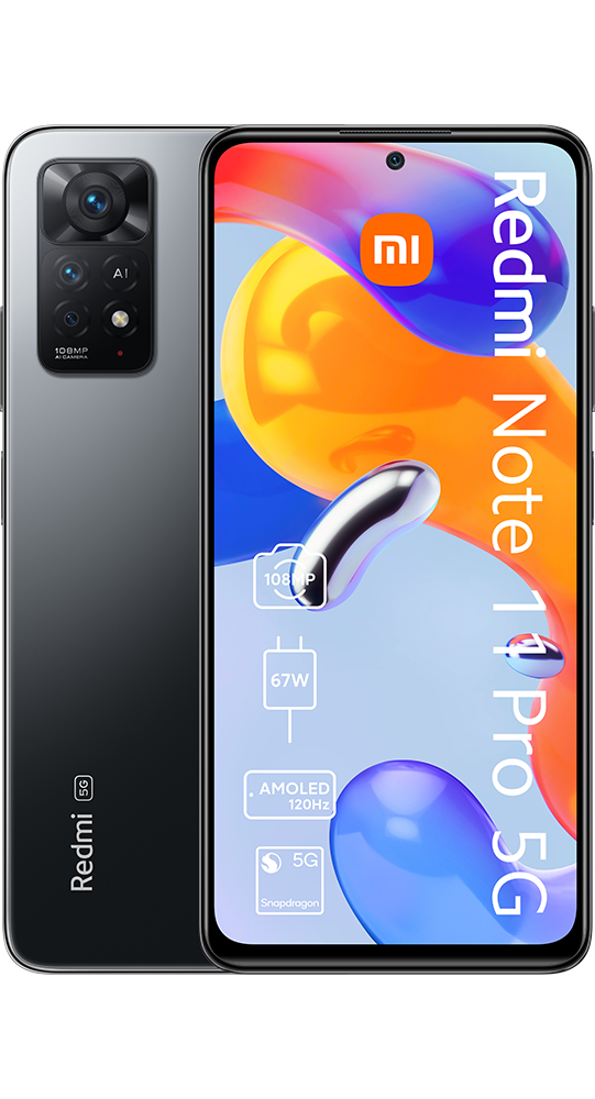 Xiaomi Handys Redmi Note 11 Pro 5G 128GB+6GB Grey