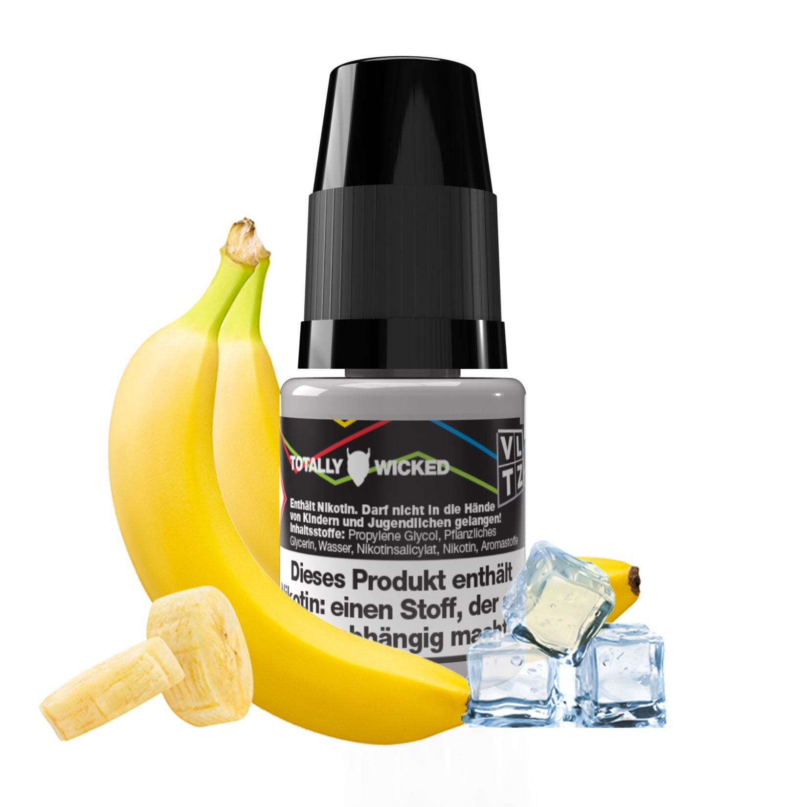 VLTZ E-Liquid Ice Banane 10ml 1.0% Nikotin, 10er Pack - Bild 1