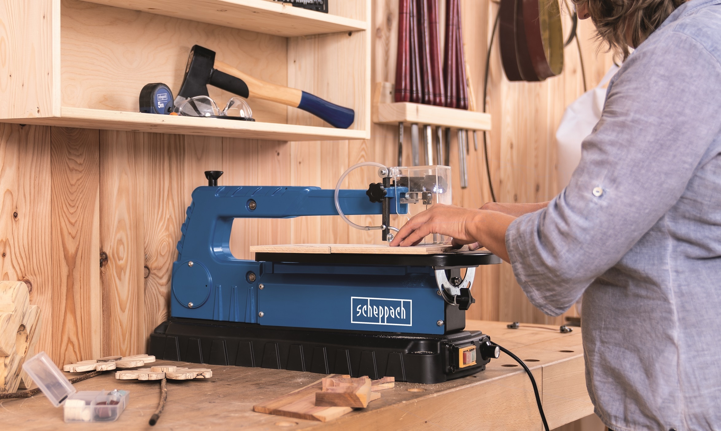 Scheppach DECO FLEX SL – Dekupiersäge mit flexibler Welle