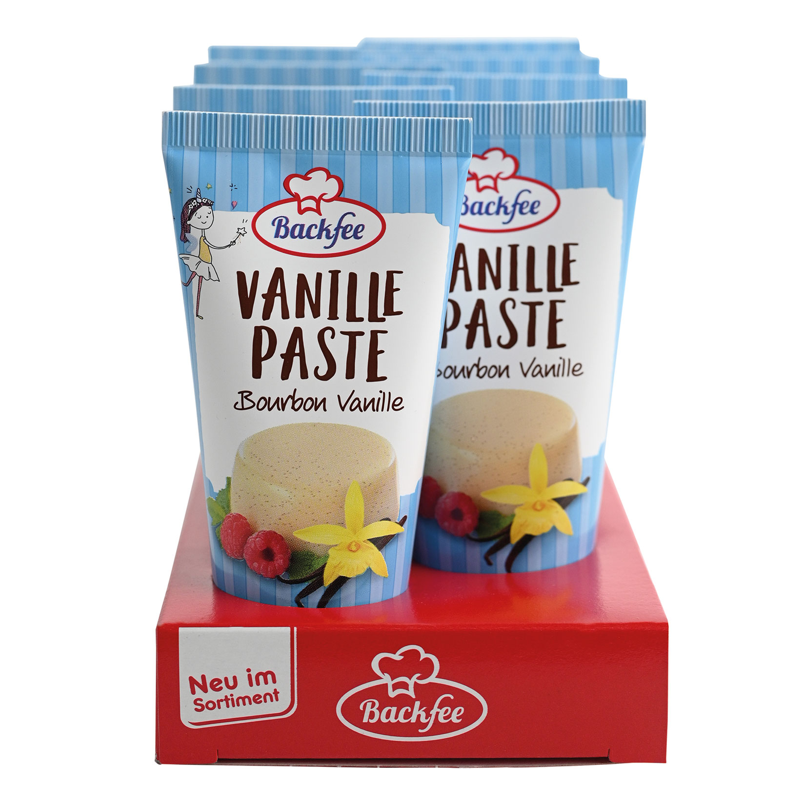 Backfee Vanillepaste 50 g, 8er Pack - Bild 1