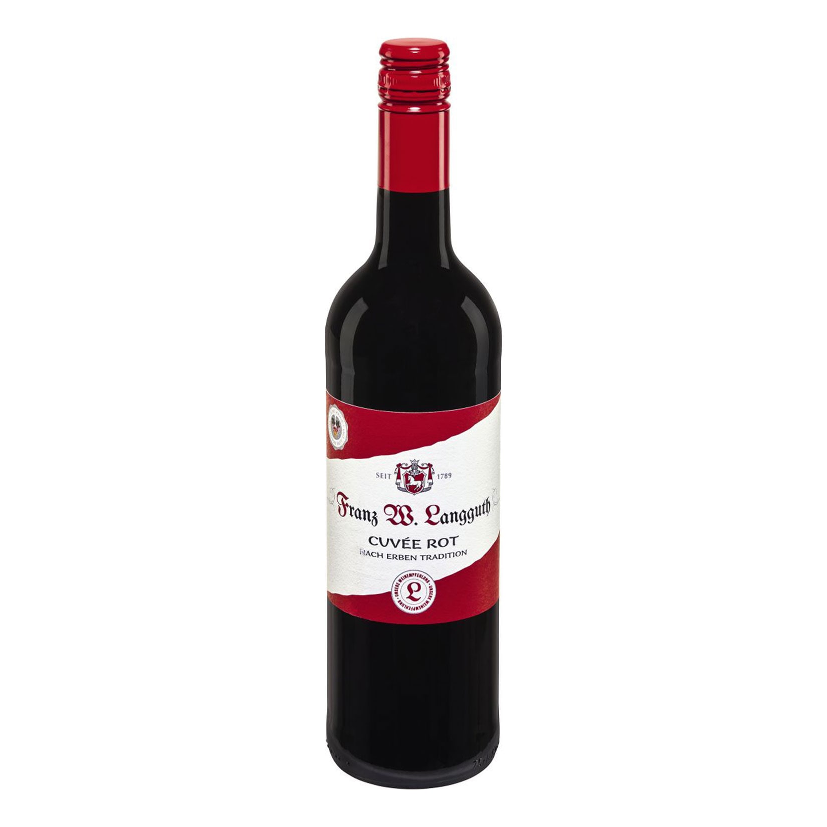 Franz W. Langguth Cuvee rot lieblich 10,0 % vol 0,75 Liter - Bild 1