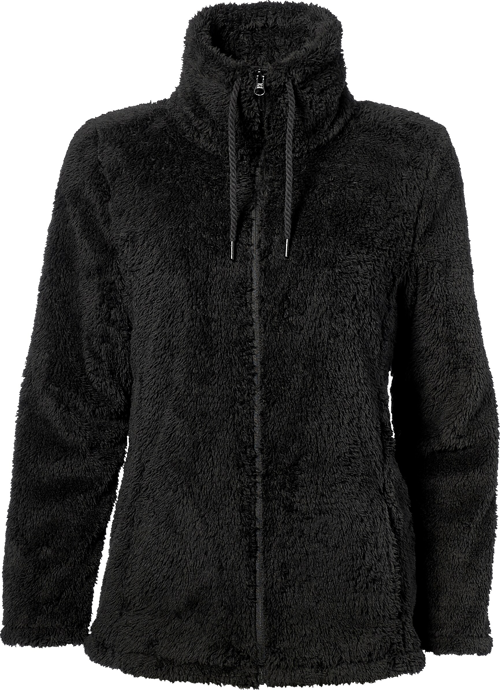 Damen Basic Fleecejacke  - schwarz, Gr. M - Bild 1
