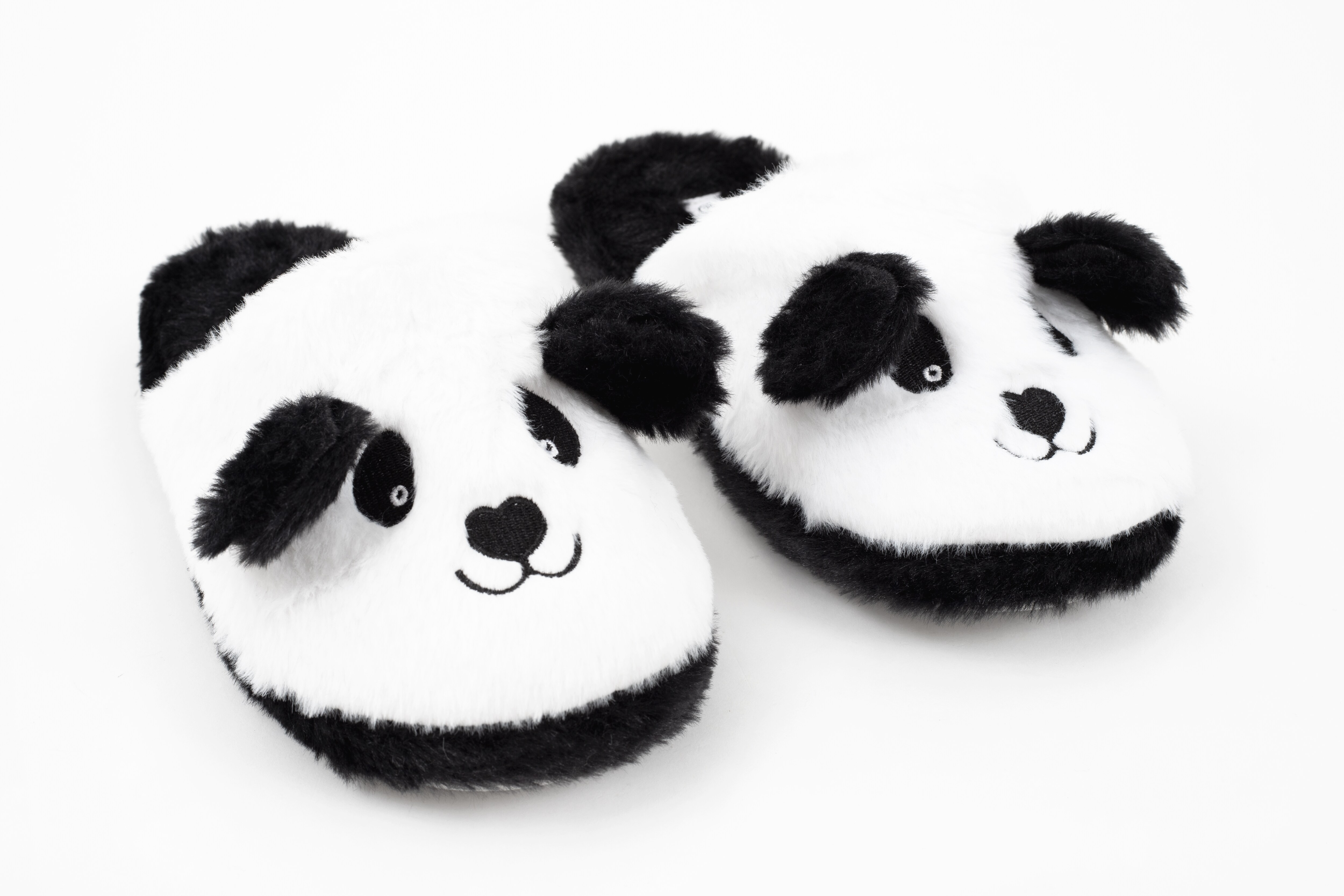 Damen Hausschuhe - schwarz/wei&szlig;, Gr. 38 - Bild 1