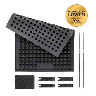 KitchBo Silikon-Backmatte Starter Set 8-tlg. 37x28cm schwarz - Bild 1