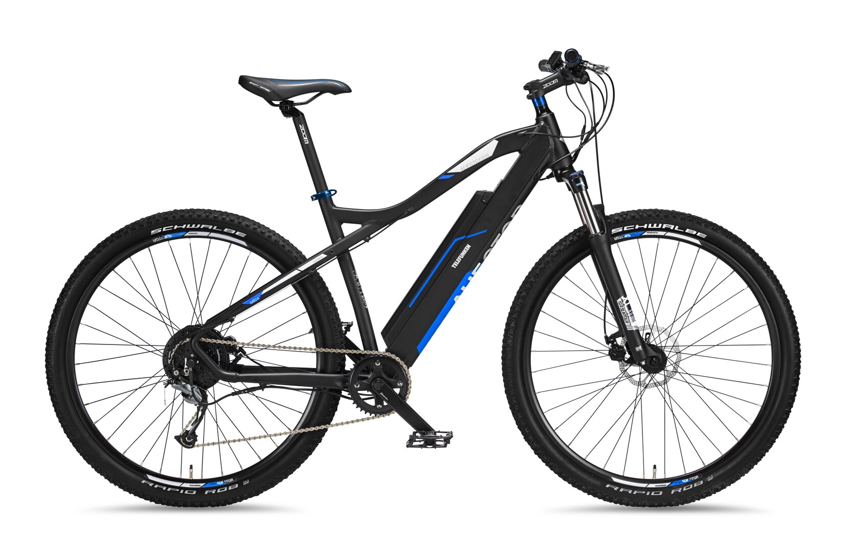 TELEFUNKEN M924 E-MTB Hardtail 29" anthrazit/blau