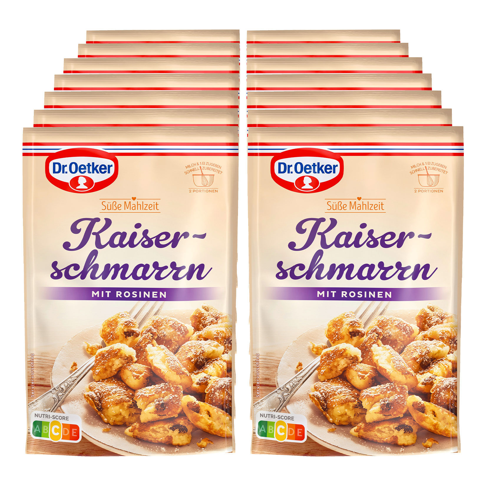 Dr. Oetker Kaiserschmarrn mit Rosinen 165 g, 14er Pack - Bild 1