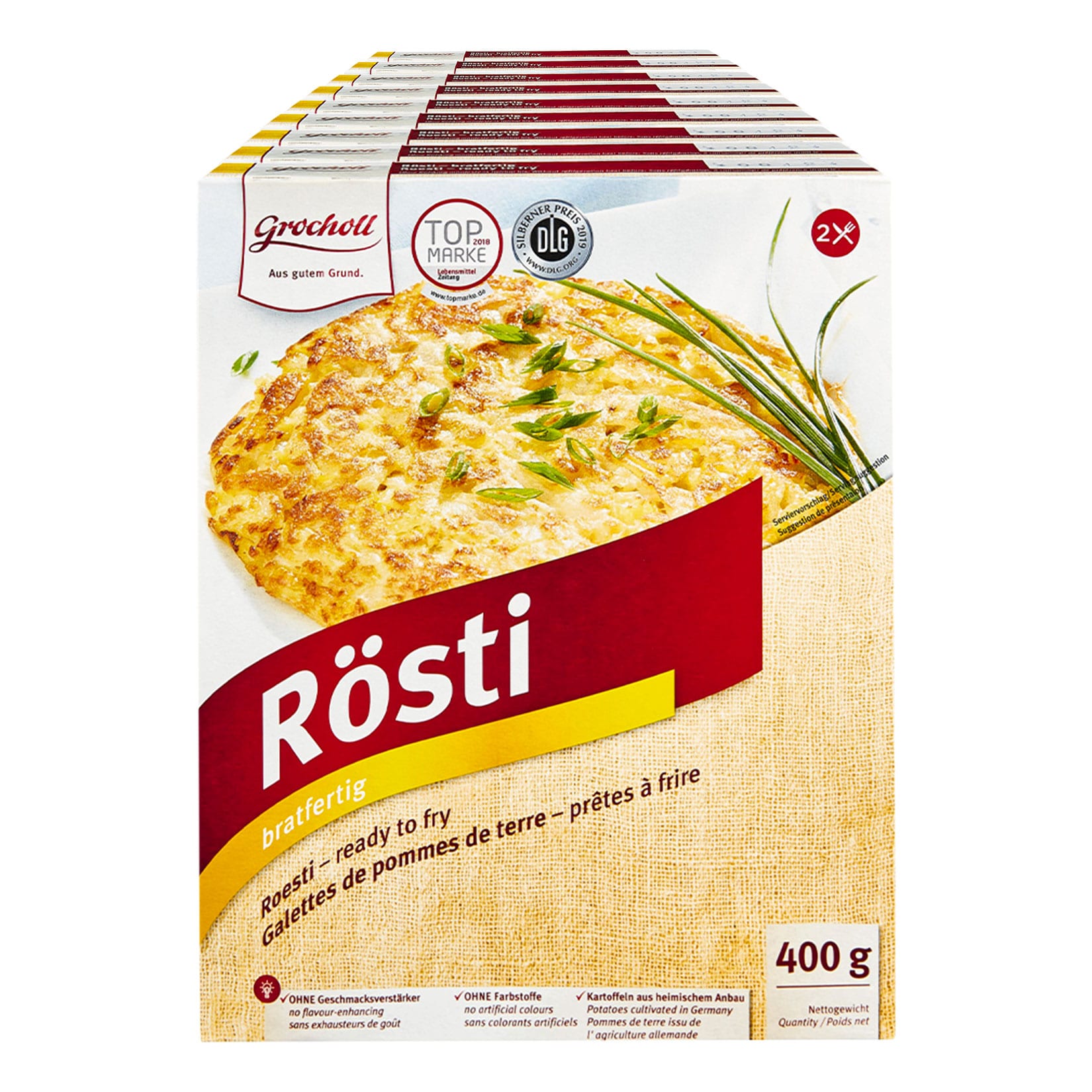Grocholl R&ouml;sti 400 g, 9er Pack - Bild 1