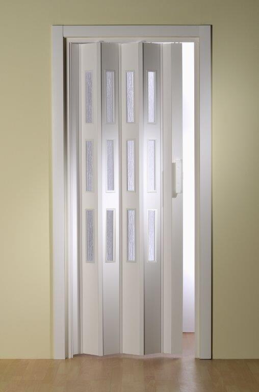 Falttür Luciana weiß 3 Fenster B 88,5 H 202 cm