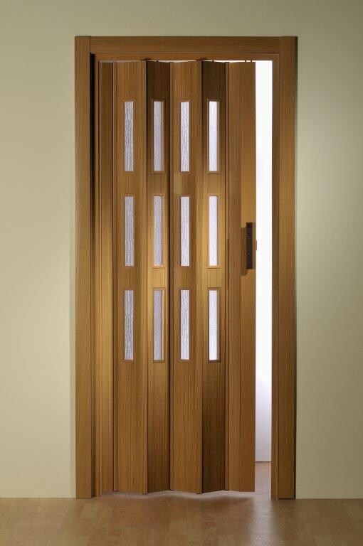 Falttür Luciana buche 3 Fenster B 88,5 H 202 cm