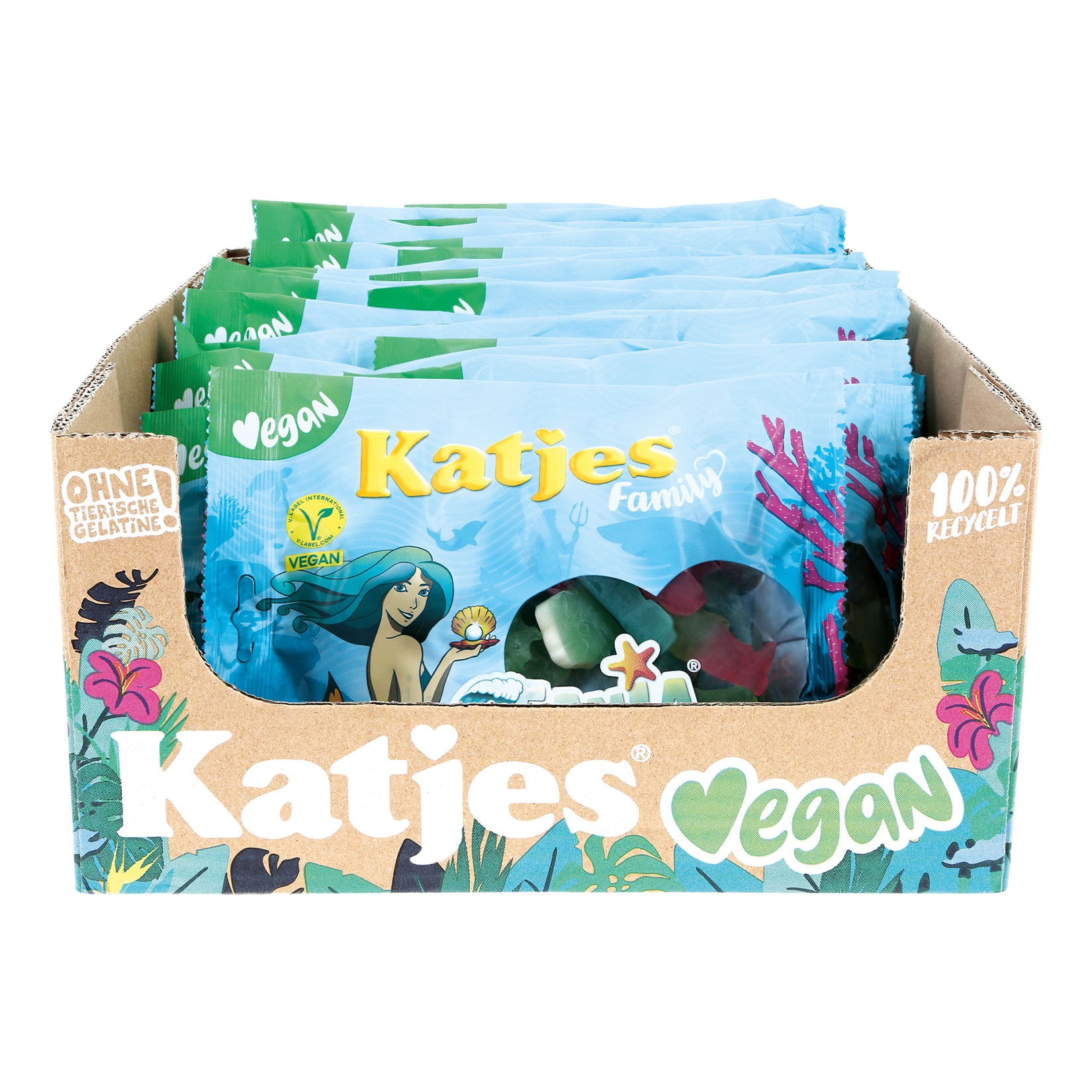 Katjes Family Fruchtgummi Oceania 250 g, 22er Pack - Bild 1