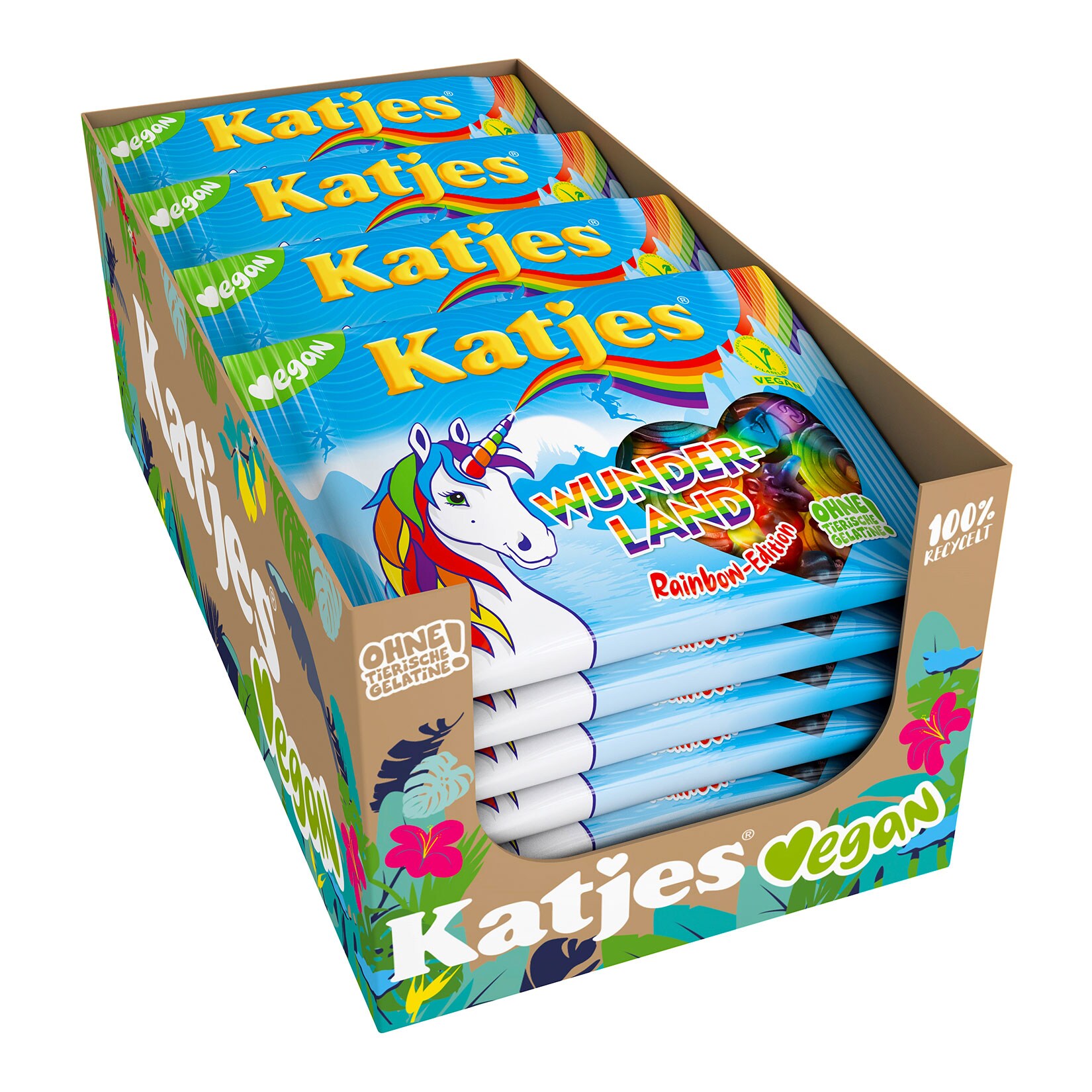 Katjes Fruchtgummi Wunderland Rainbow 175 g, 22er Pack - Bild 1