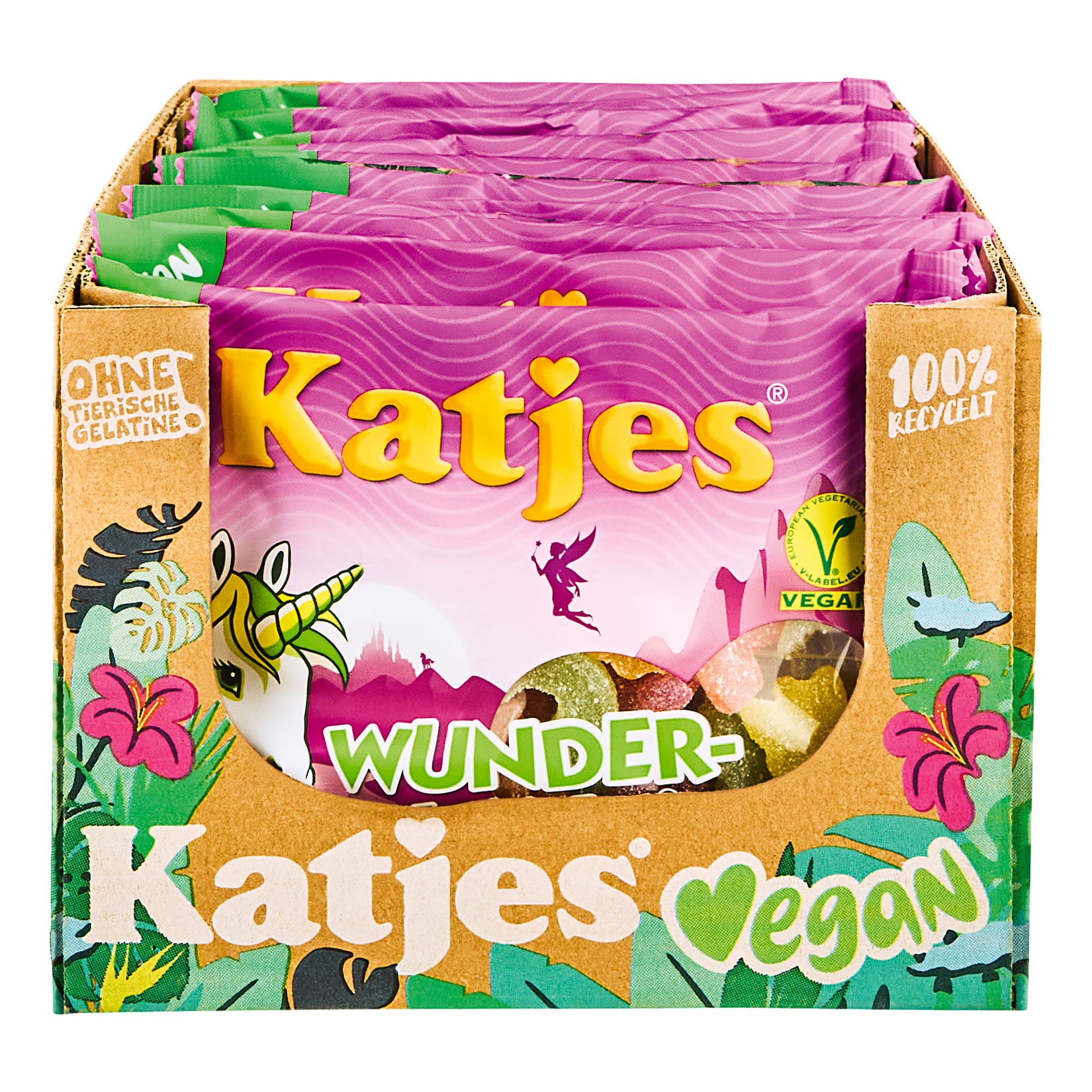 Katjes Fruchtgummi Wunderland Sauer 175 g, 22er Pack - Bild 1