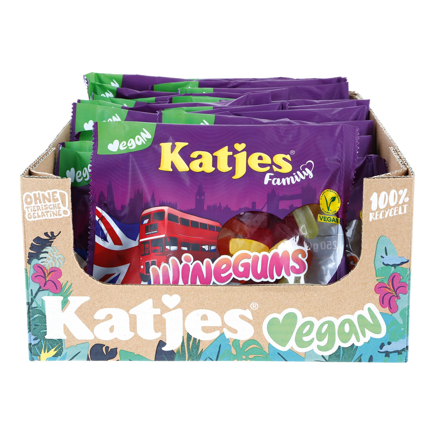 Katjes Family Fruchtgummi Winegums 250 g, 22er Pack - Bild 1