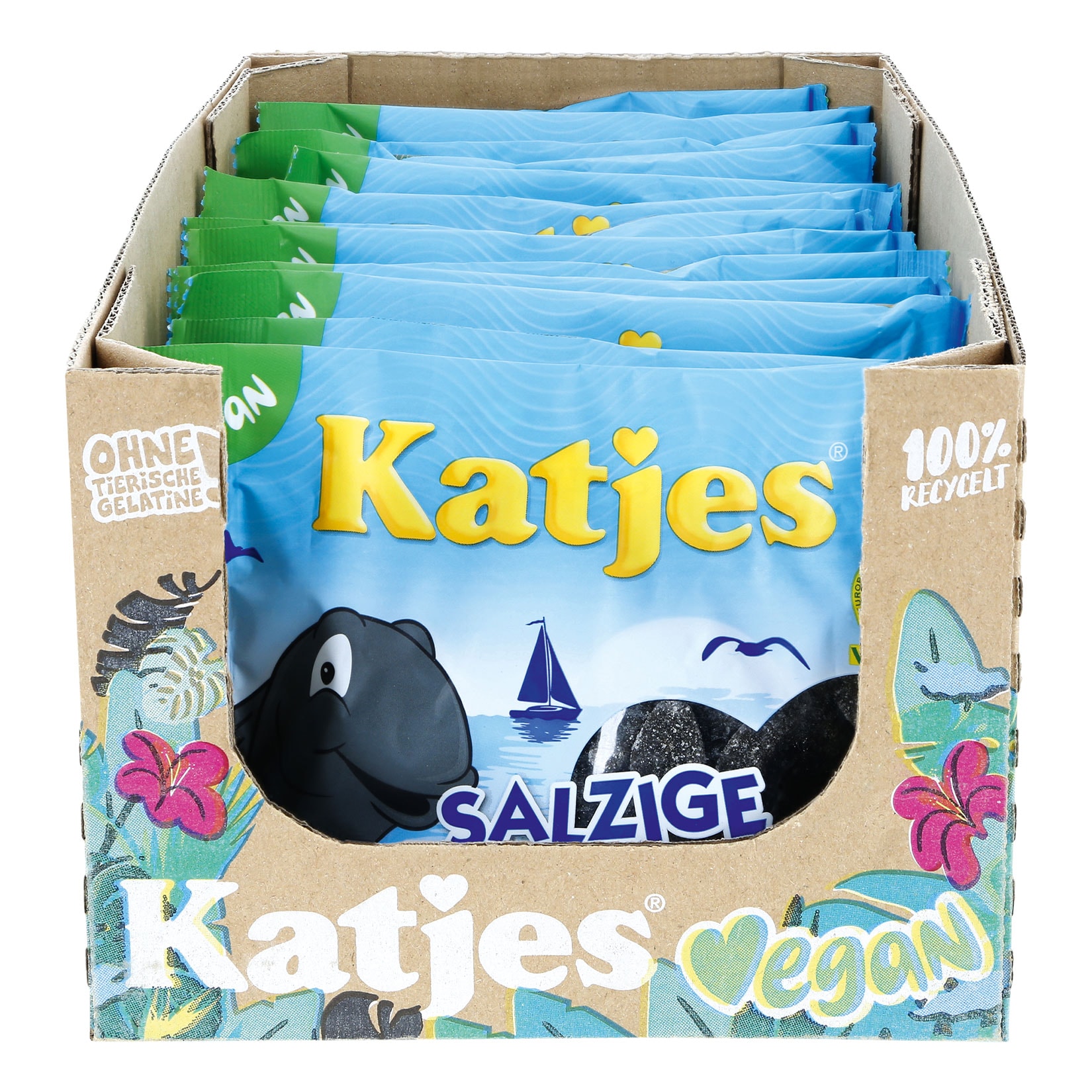 Katjes Salzige Heringe 175 g, 20er Pack - Bild 1