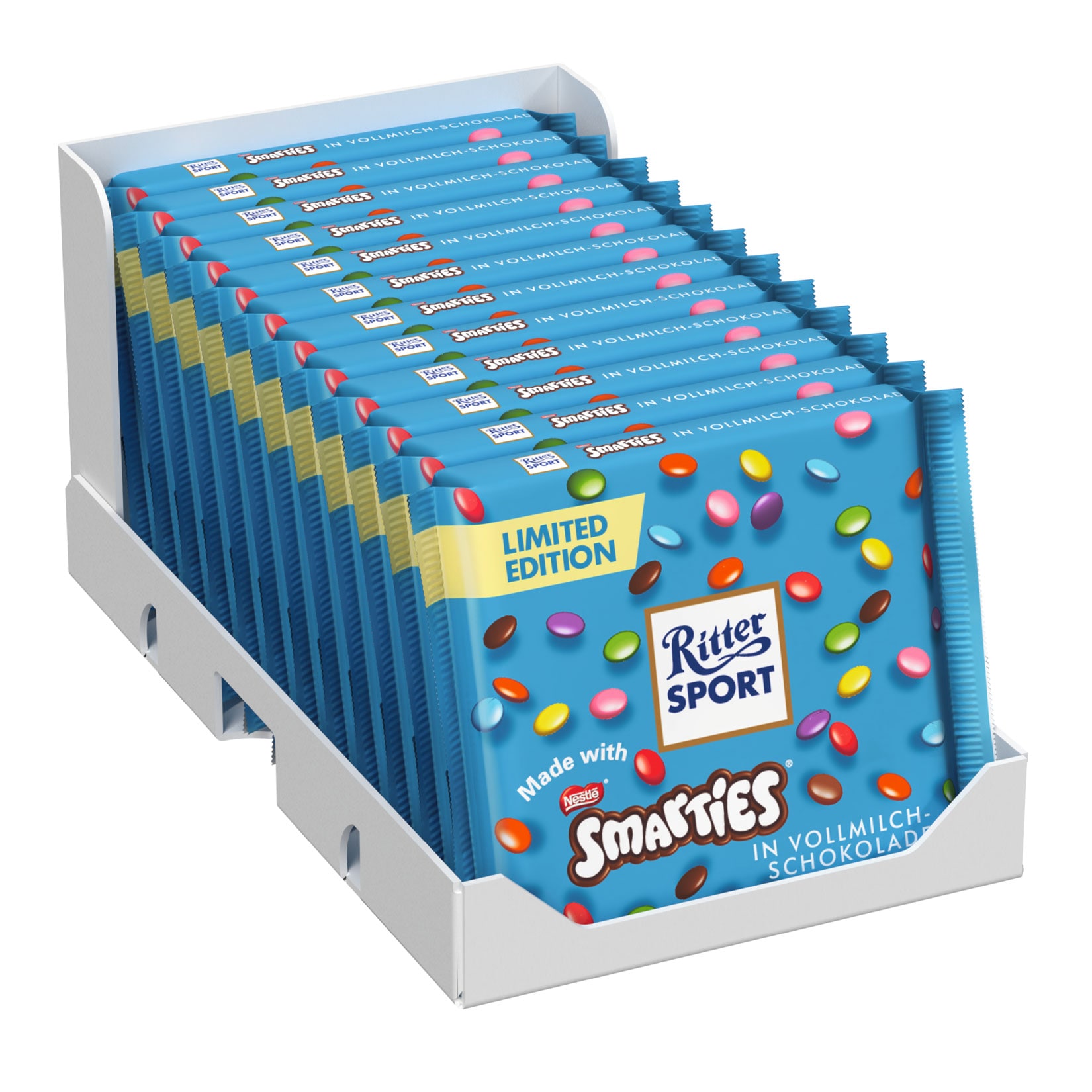 Ritter Sport Smarties Vollmilch 100 g, 12er Pack - Bild 1