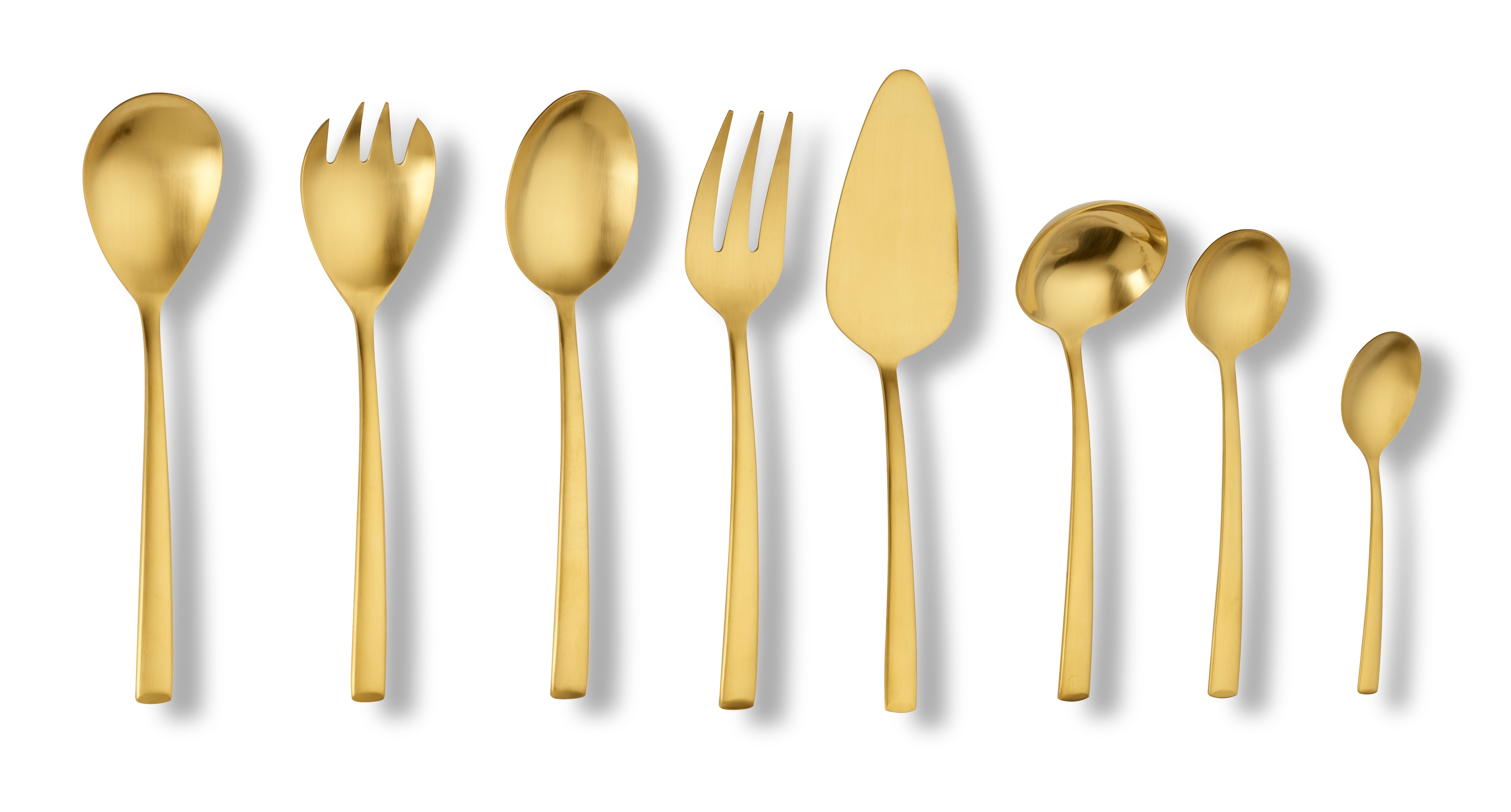 Tafelbesteck "AVELINO" 68 tlg. -gold matt - Bild 1