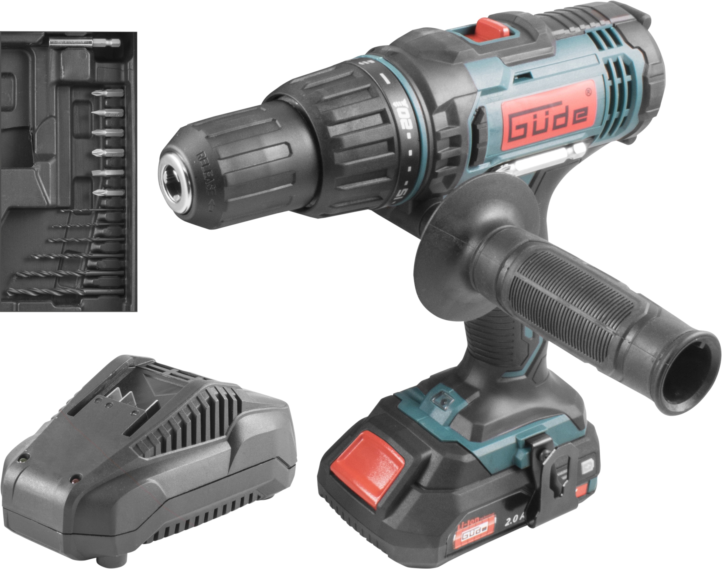 G&uuml;de Akku Schlagbohrschrauber BSB 20-201 24K - Bild 1