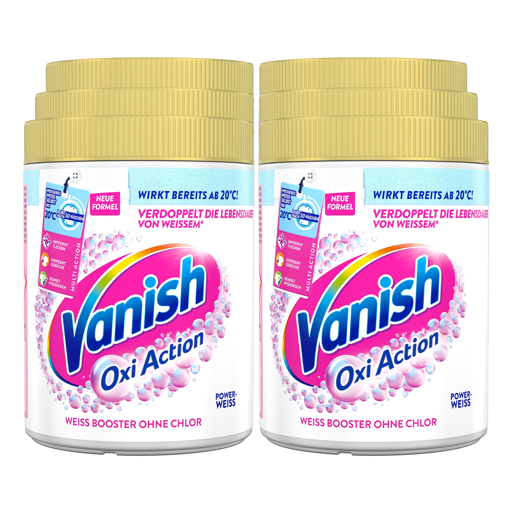 Vanish Oxi Action Powerweiss 550 g, 6er Pack - Bild 1