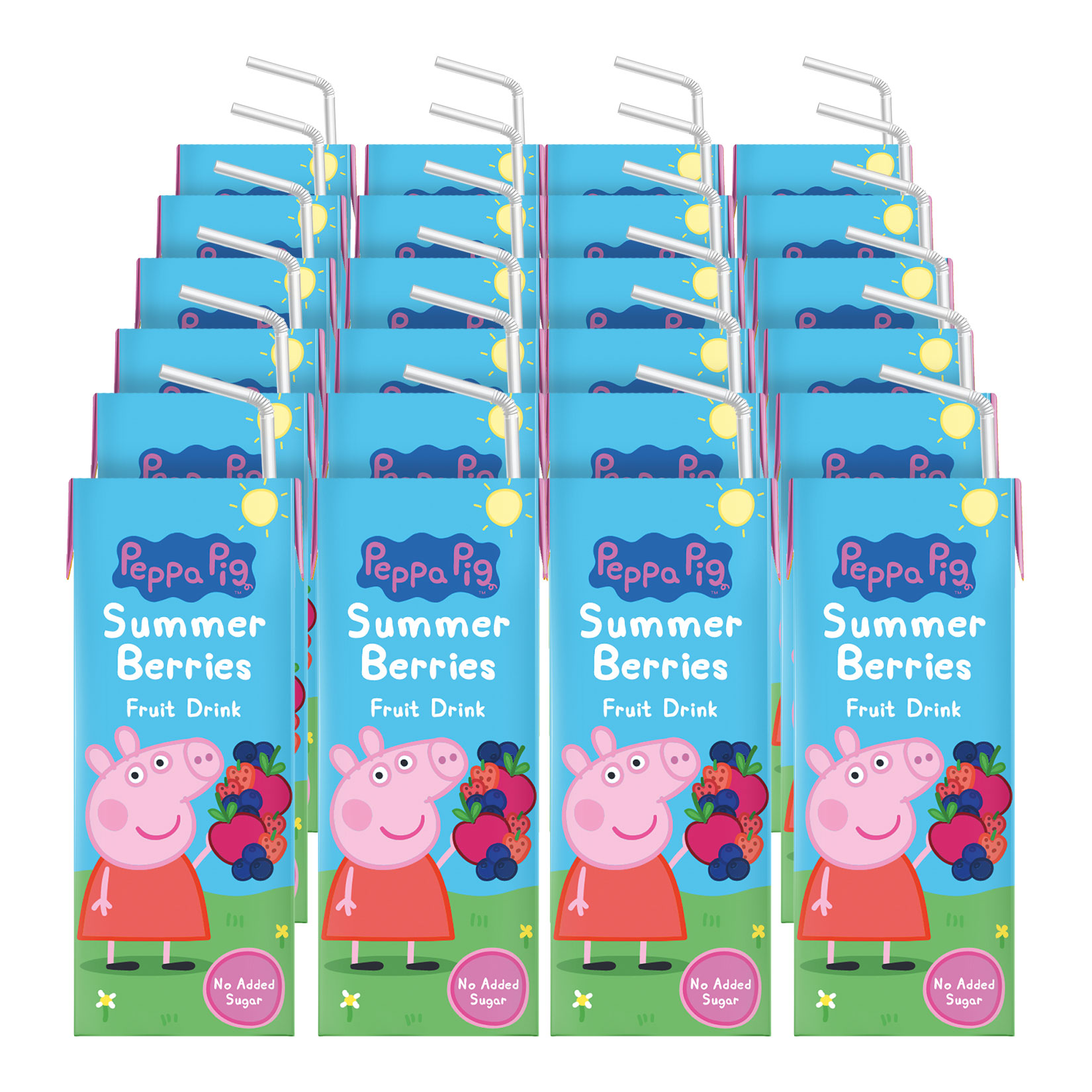 Peppa Pig Summer Berries Fruit Drink 200 ml, 24er Pack - Bild 1