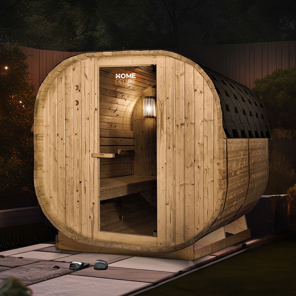 HOME DELUXE Outdoor Sauna CUBE XL - Bild 1